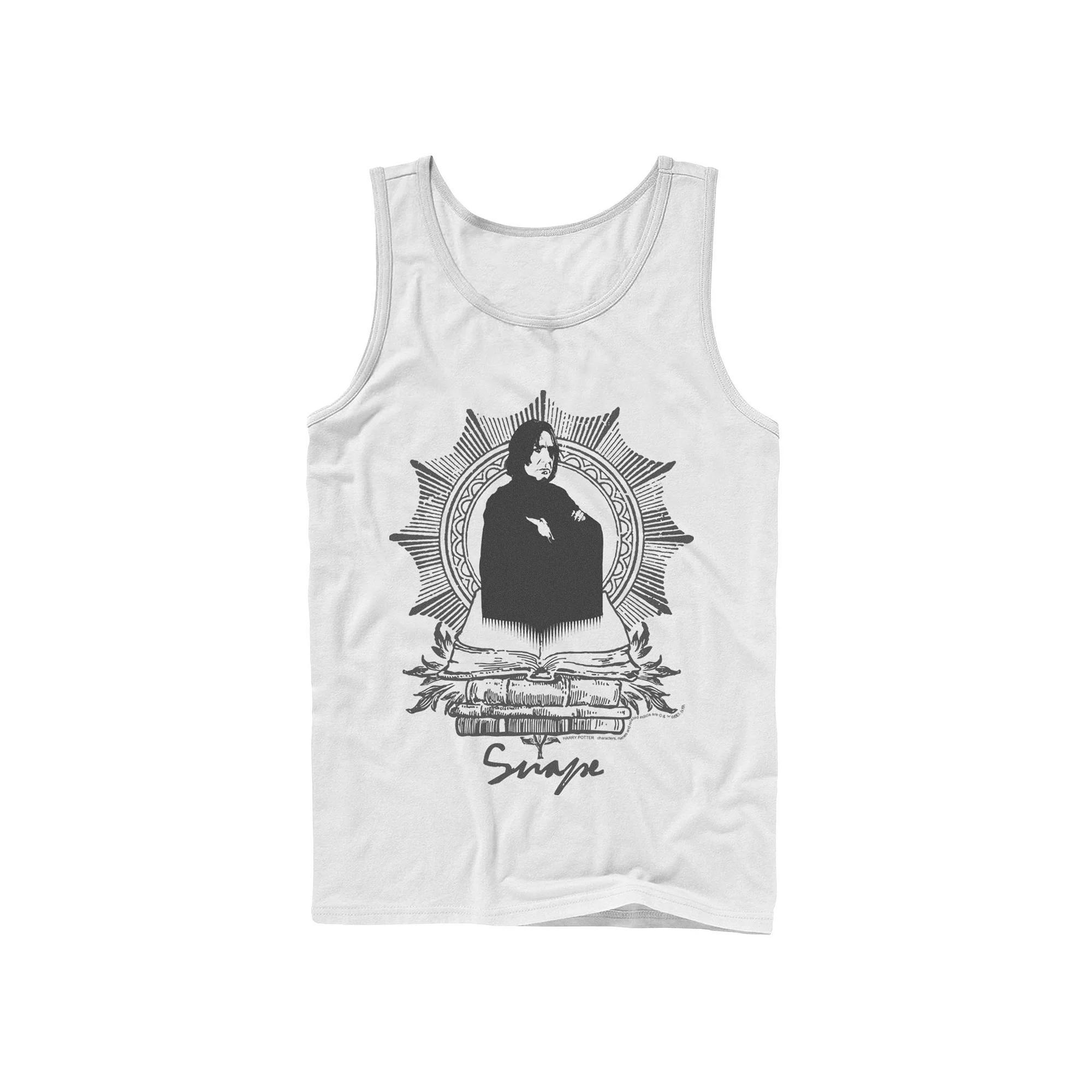Mens Harry Potter Snape Books Portrait Graphic Tank Top Product Image
