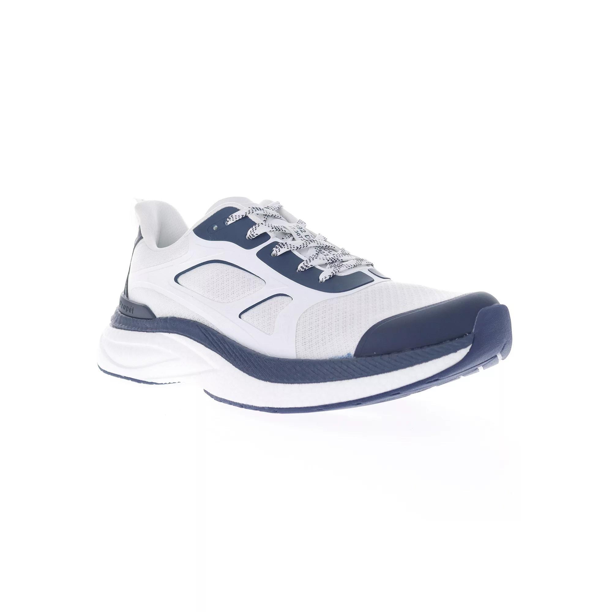 Propet 392 DuroCloud Men's Sneakers, Size: 11 XXW, White Navy Product Image
