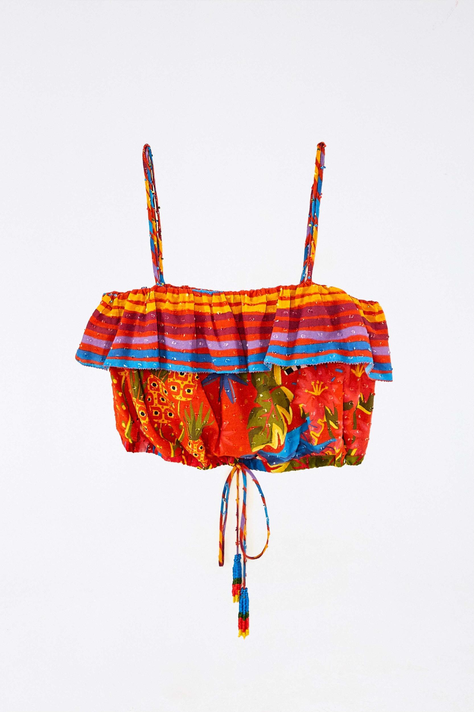 Red Magic Crop Top, MAGIC FOREST / XS Product Image