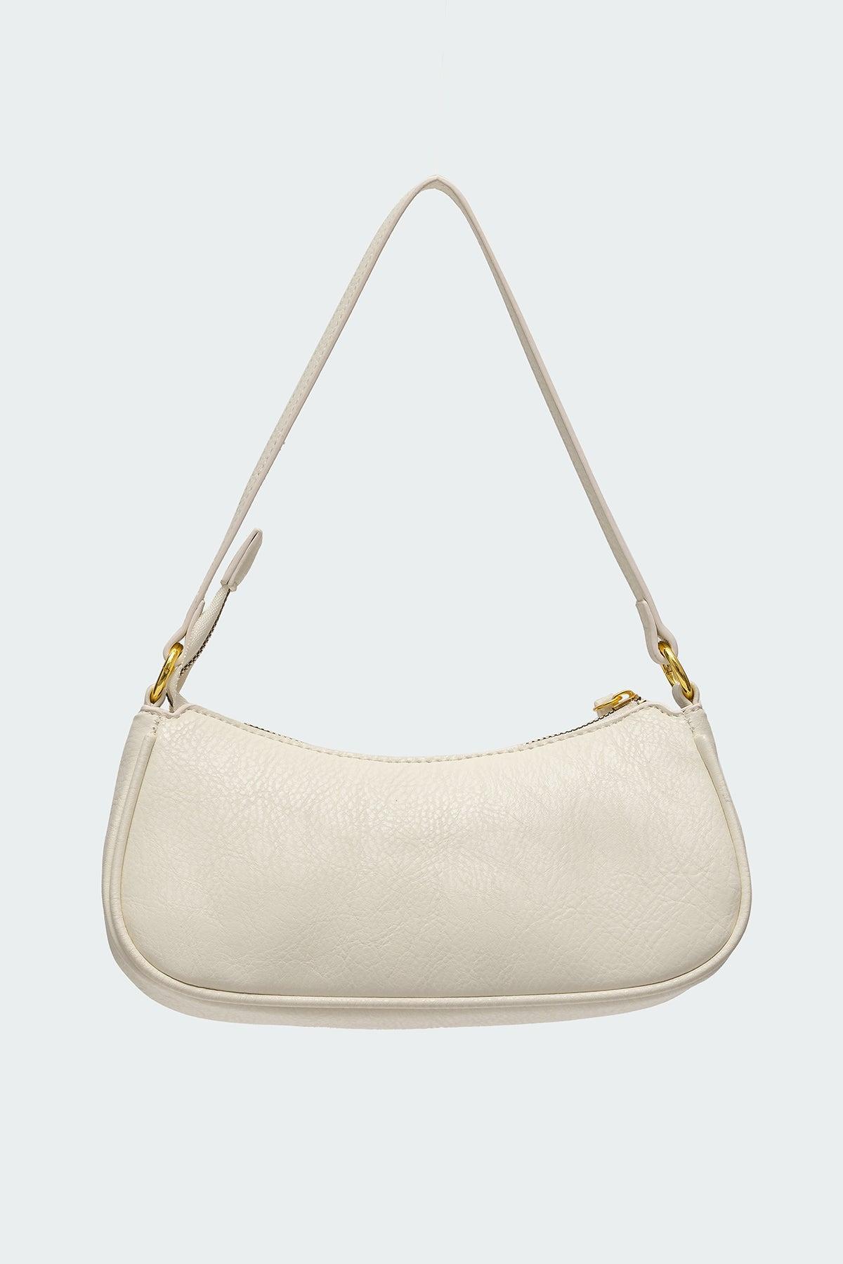 Zinnia Faux Leather Buckle Bag Product Image