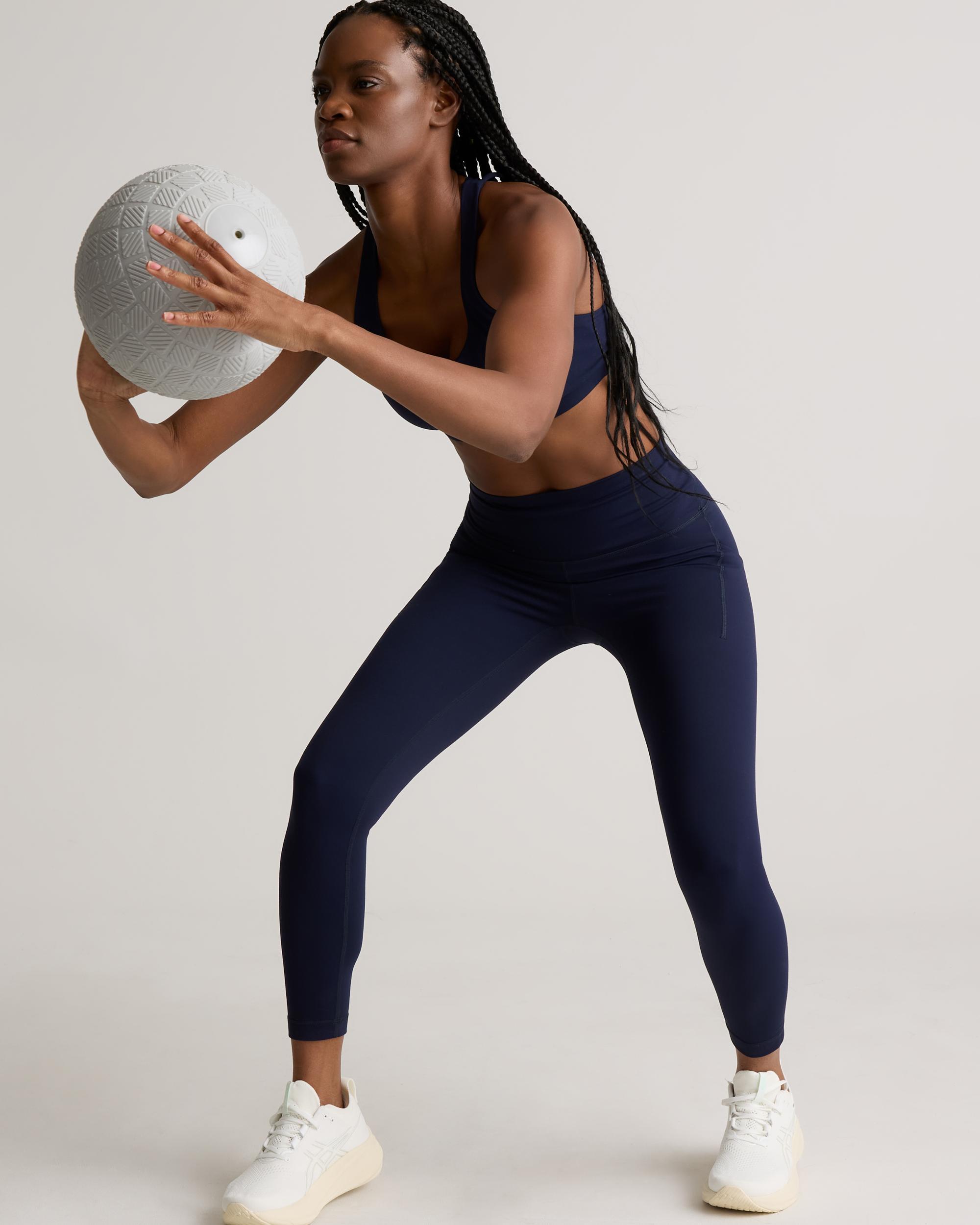 Quince | Women's Power-Up High-Rise Training Pocket Legging Nylon/Spandex Product Image