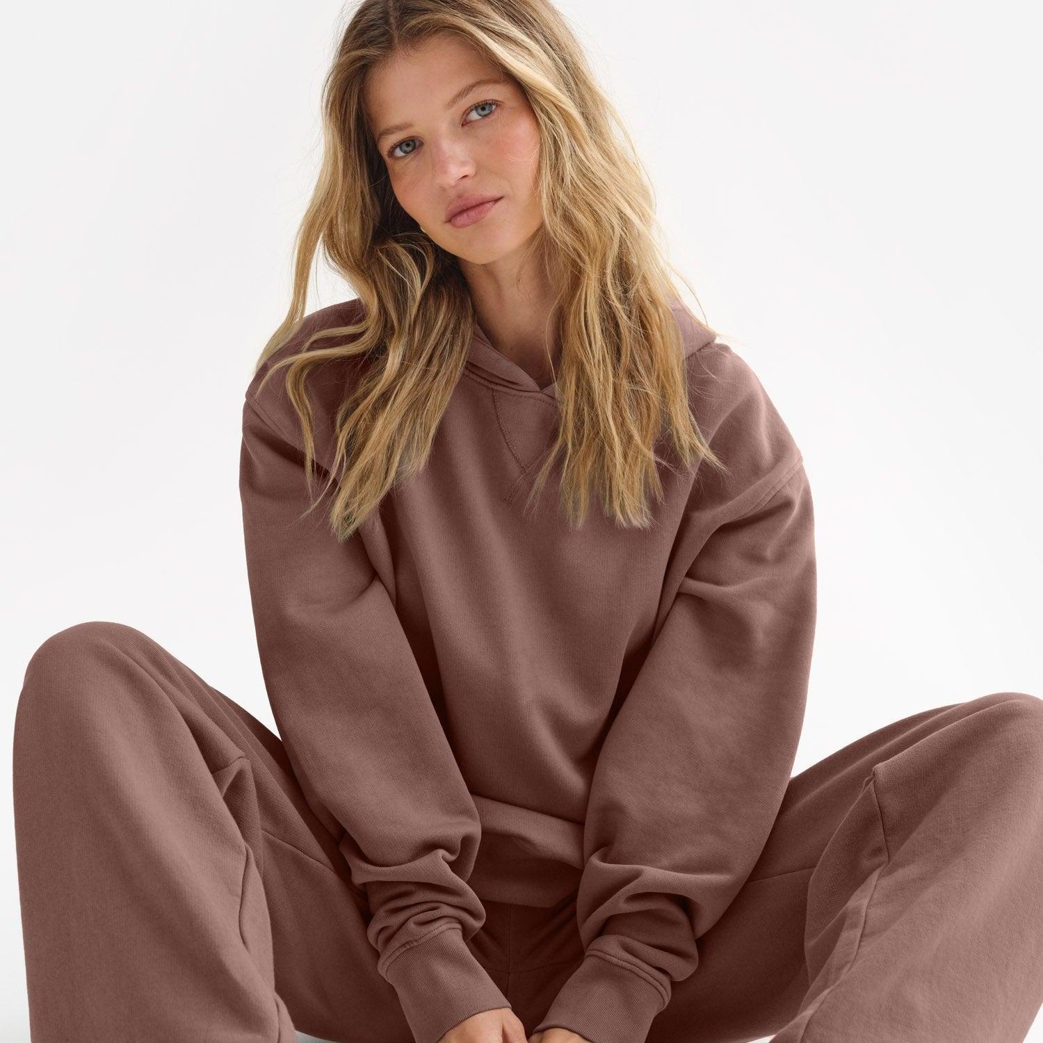 Organic Fleece Relaxed Hoodie Female Product Image