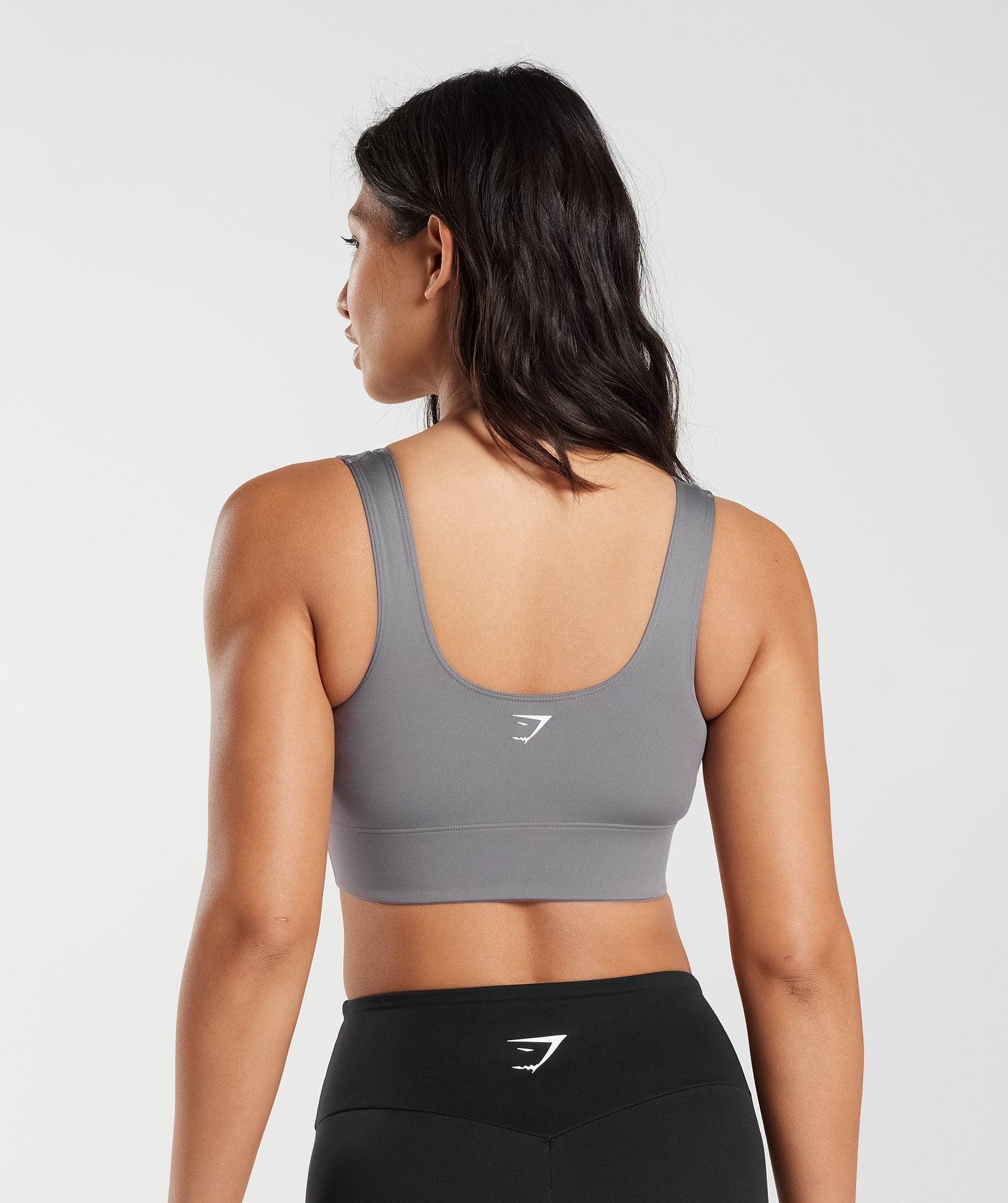 Gymshark Longline Sports Bra - Titanium Grey Female Product Image