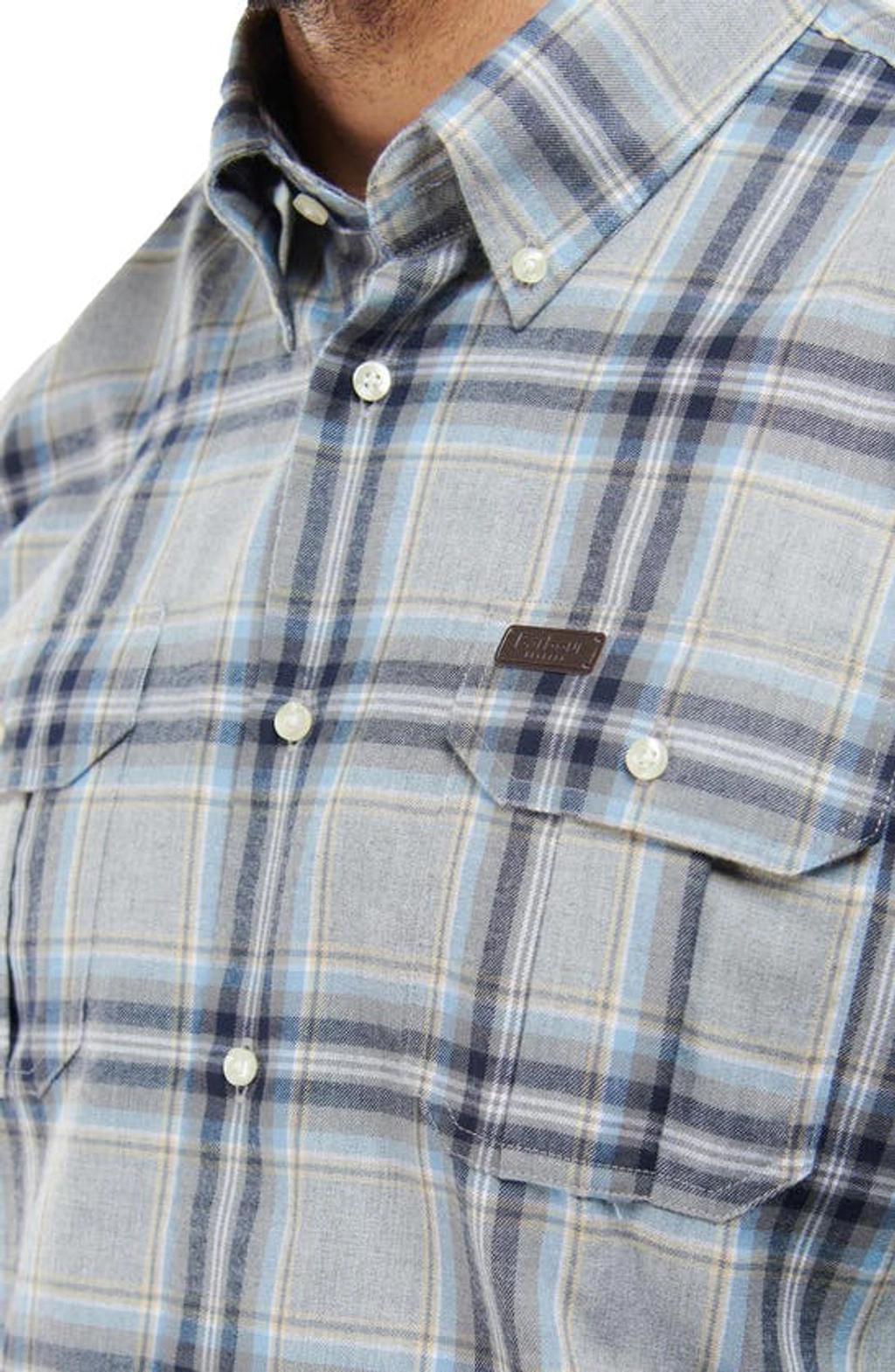 BARBOUR Singsby Plaid Button-up Shirt In Grey Marl Product Image
