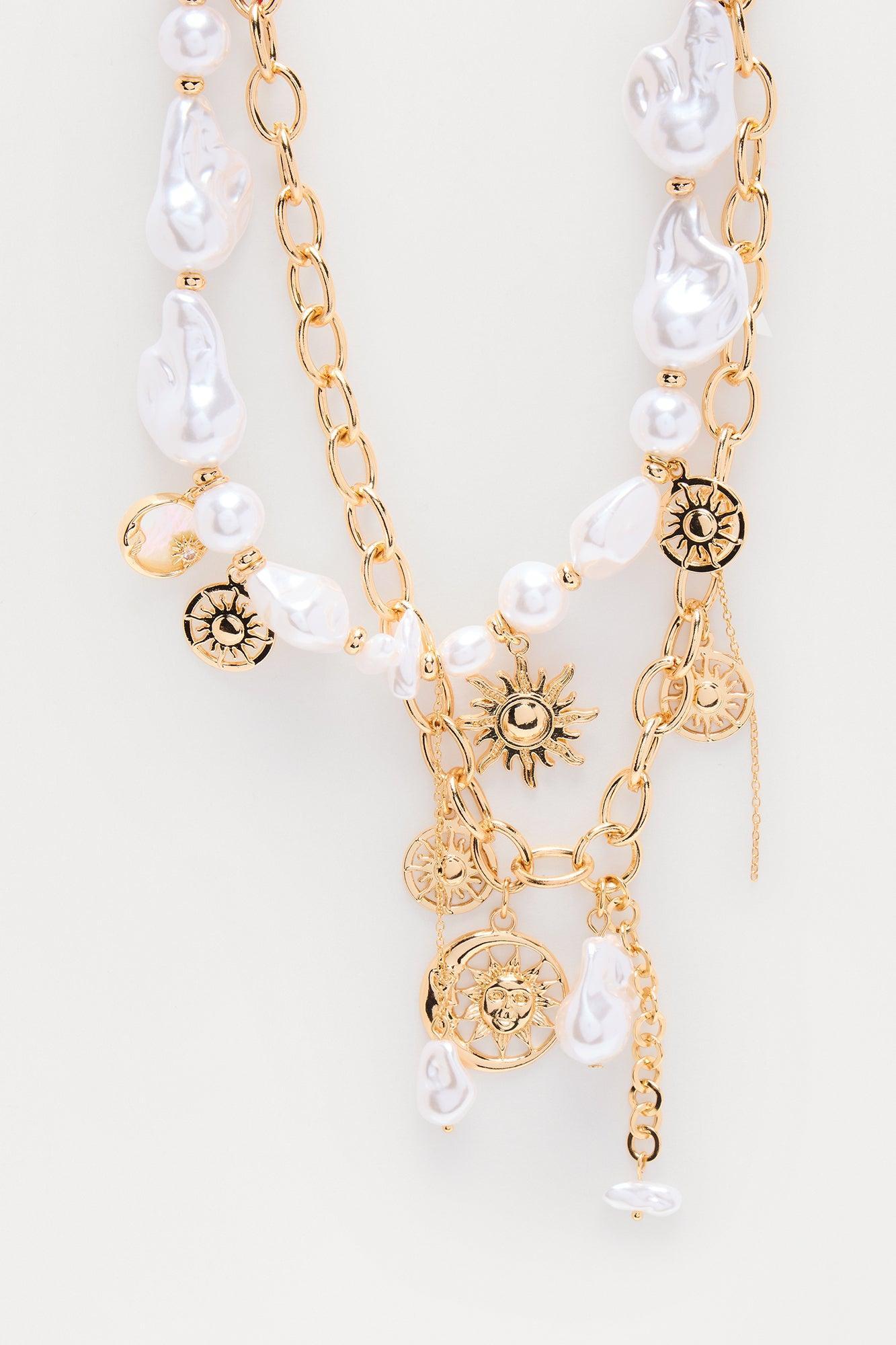 Sunnie Layered Necklace - Gold/combo Female Product Image