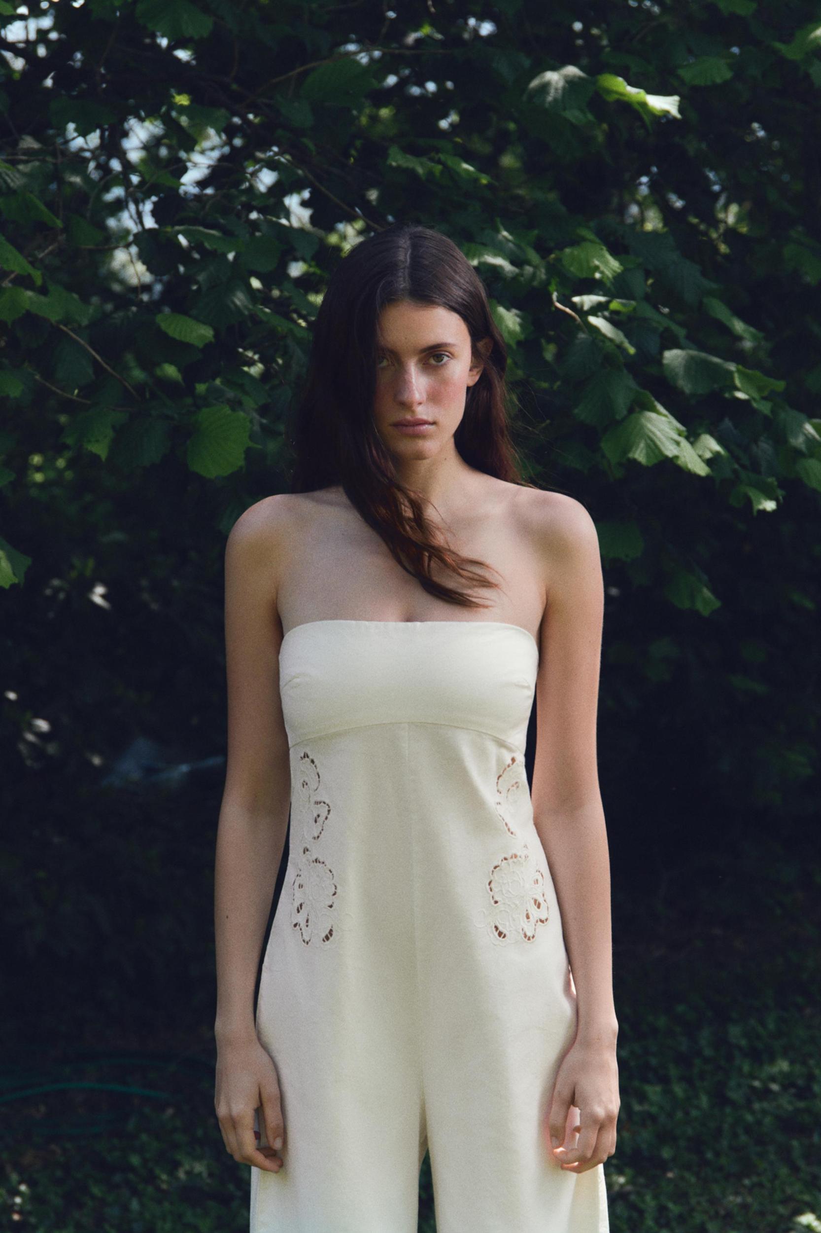 LONG EMBROIDERED JUMPSUIT Product Image