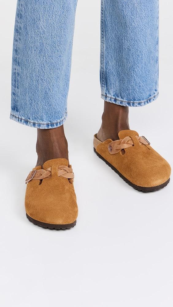 Birkenstock Arizona Shearling Sandals Mink 40 Product Image