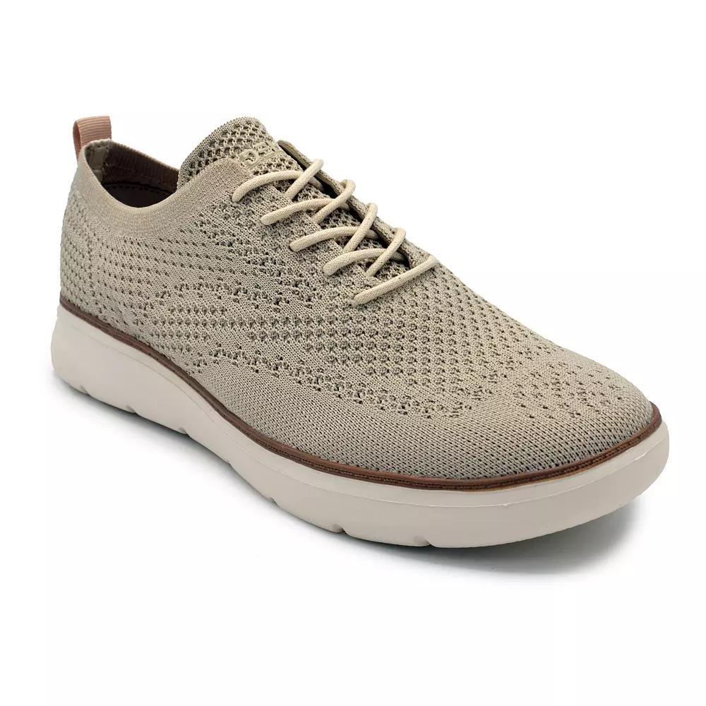 Men's DELO Go Green ECO-Friendly Knit Oxfords, Size: 12, Beige Product Image