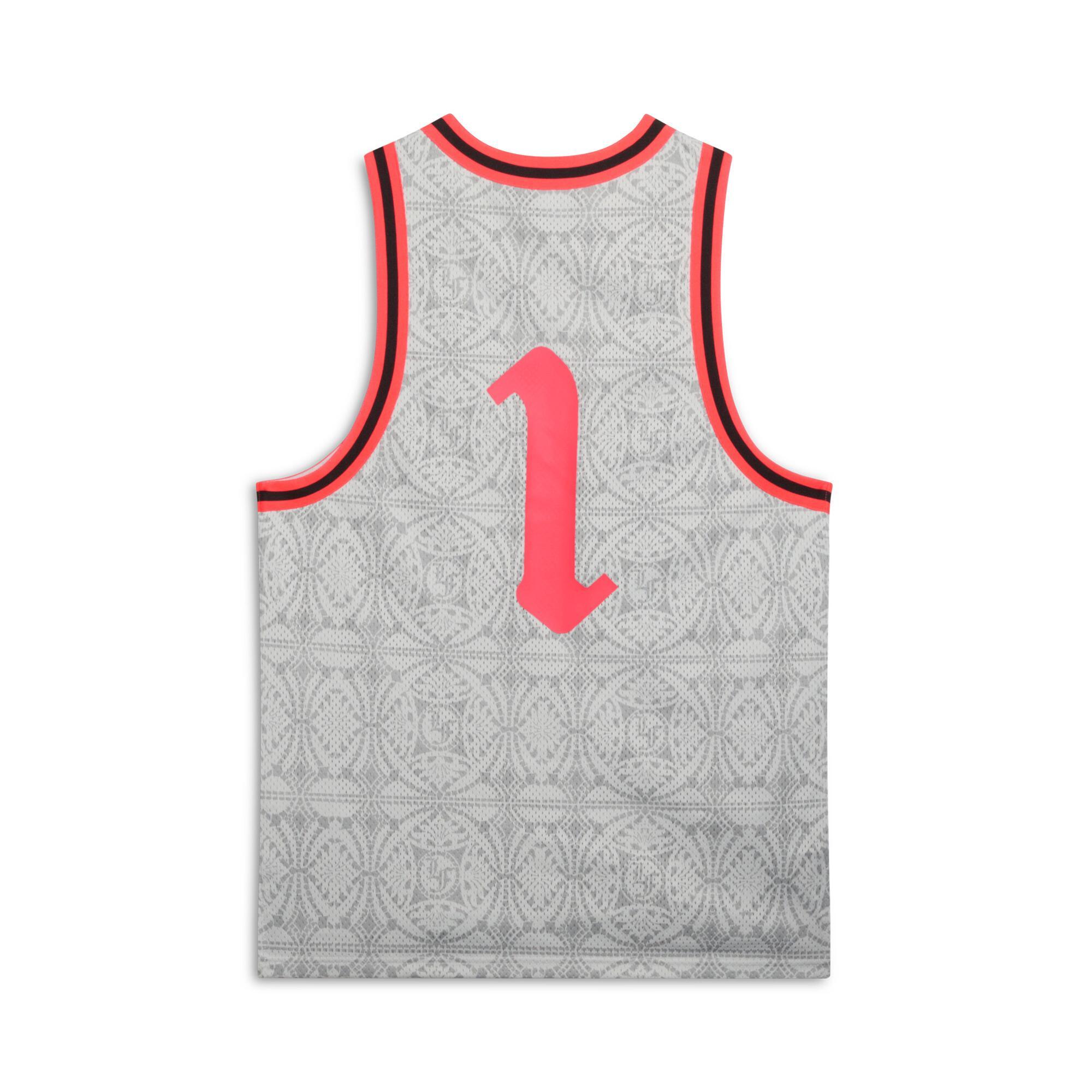 PUMA x LAMELO BALL LaFrancÃ© Slam Men's Basketball Jersey in Grey Product Image