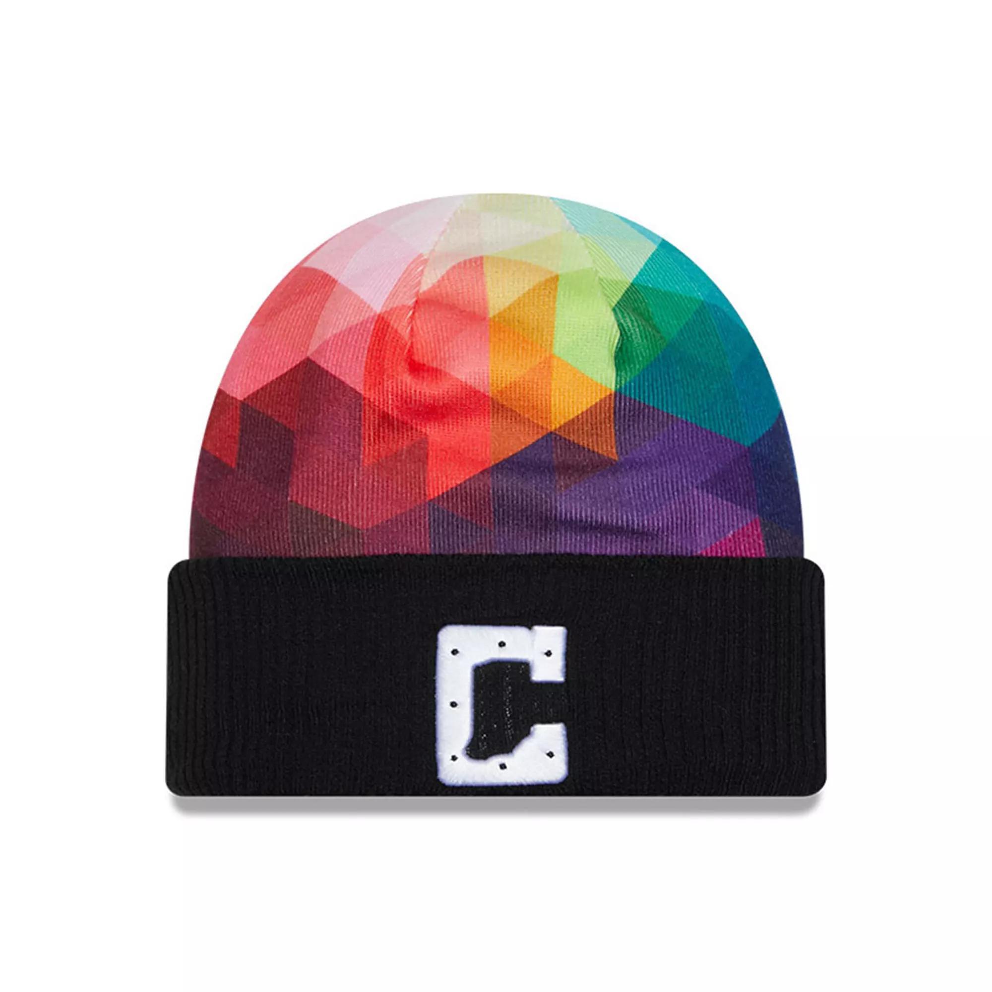 Men's New Era  Black Indianapolis Colts 2023 NFL Crucial Catch Cuffed Knit Hat Product Image
