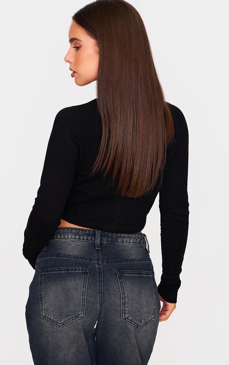 Tall Dark Olive Snatched Sculpt Long Sleeve Top Product Image
