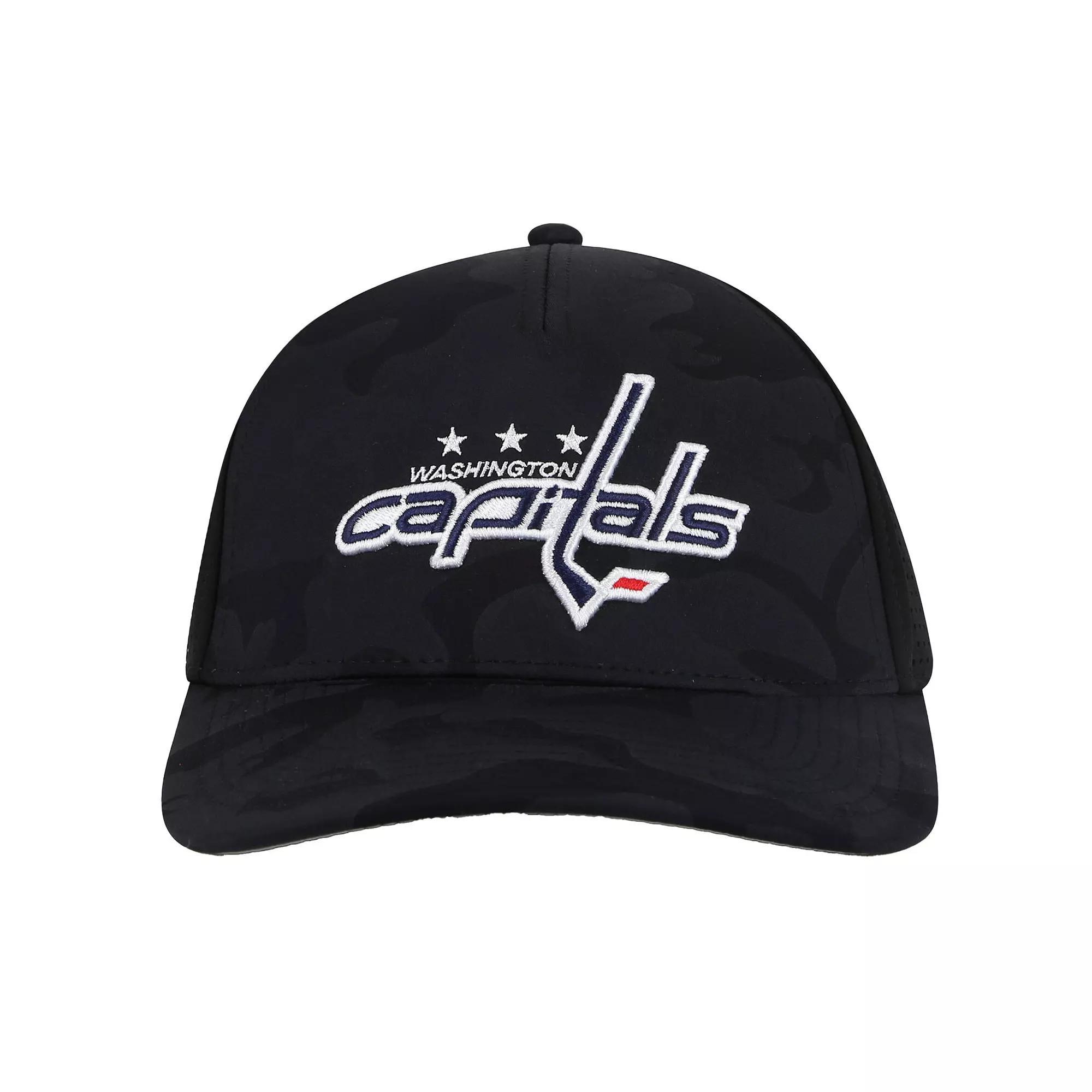 Mens American Needle Washington Capitals Valin Camo Super Tech Vented Adjustable Hat Product Image