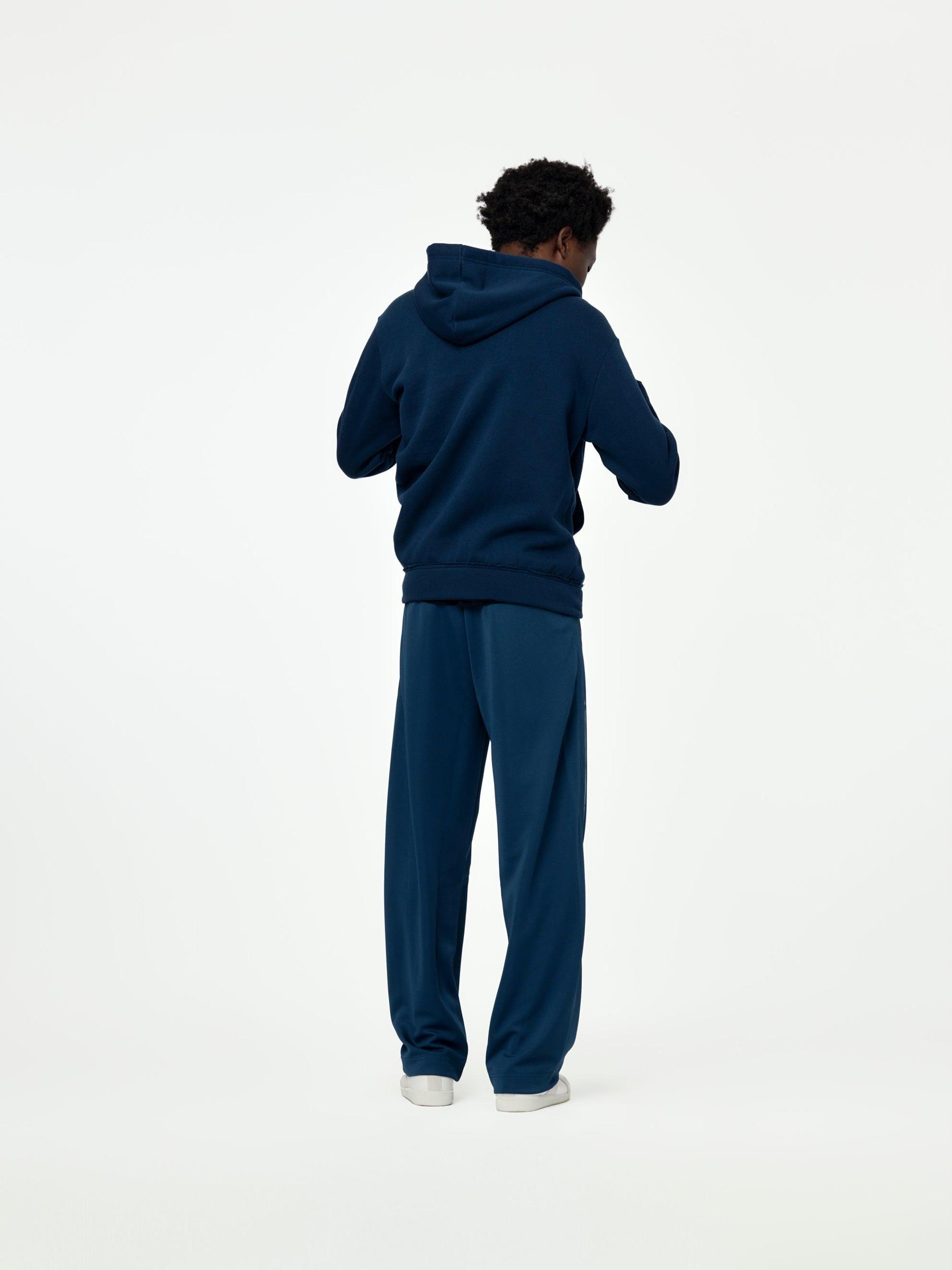 Twisted Zip-Up Hoodie (Navy) Product Image