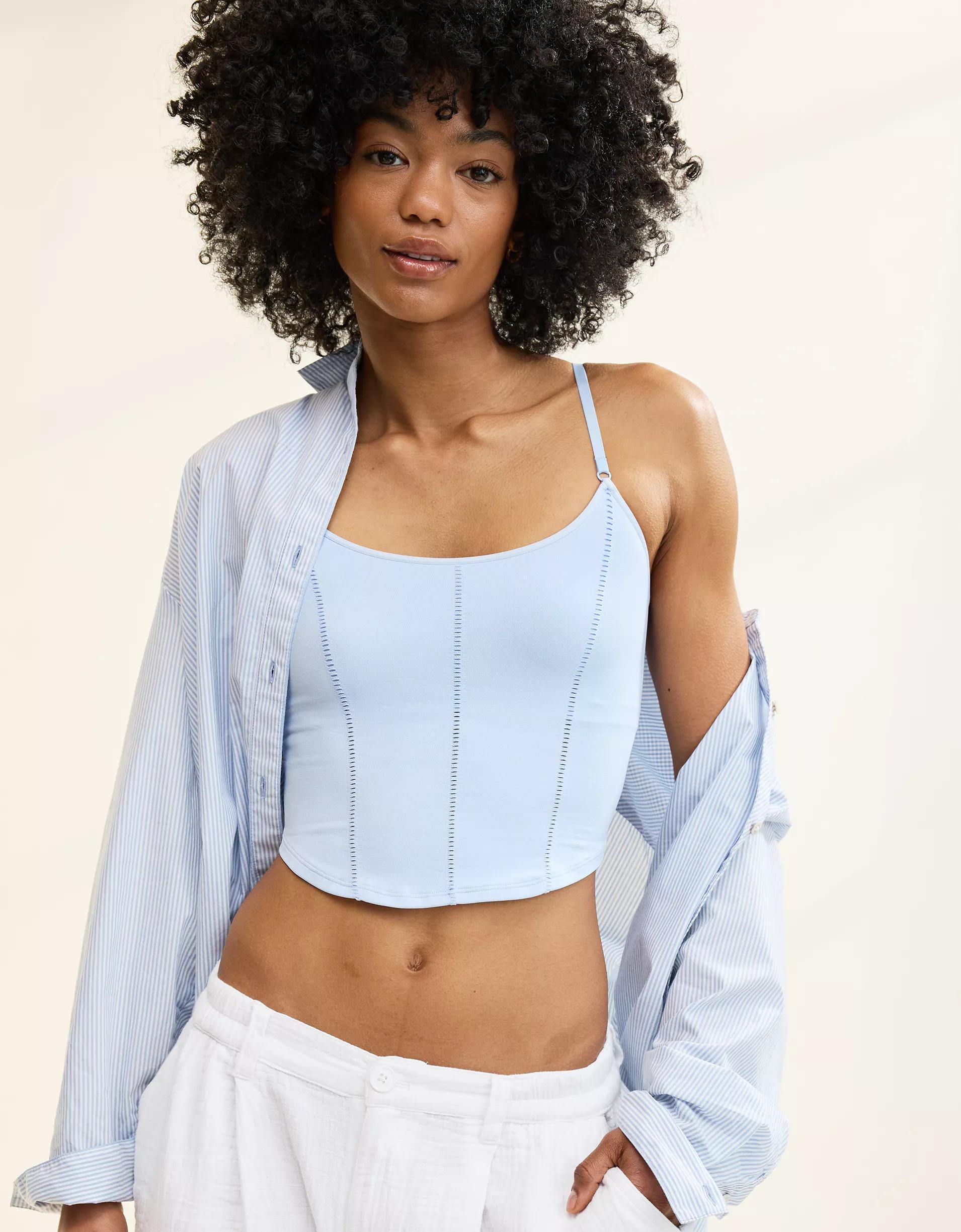 Superchill Seamless Corset Tank Top Product Image