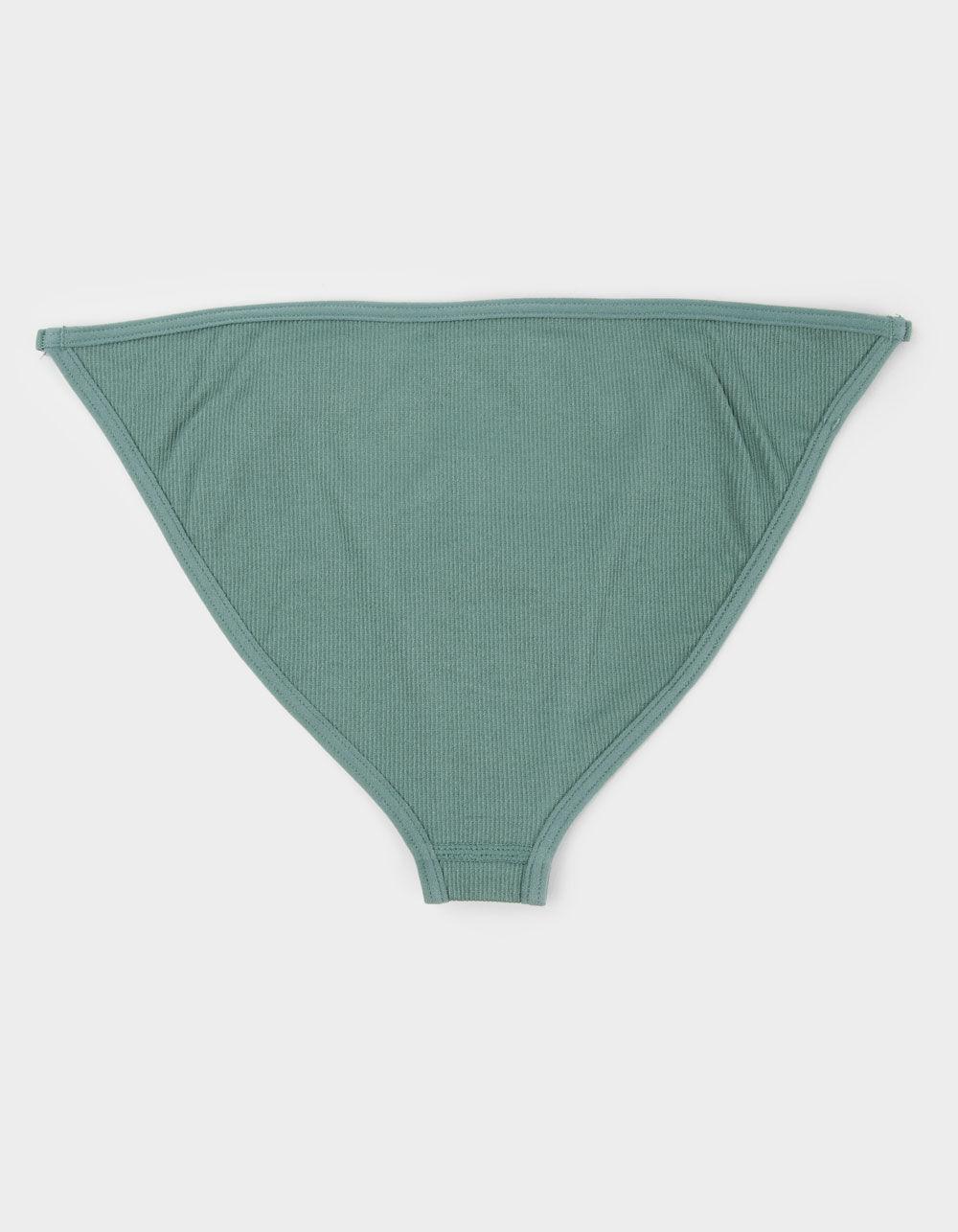 FULL TILT Seamless Rib Cheeky Panties - NAVY Product Image
