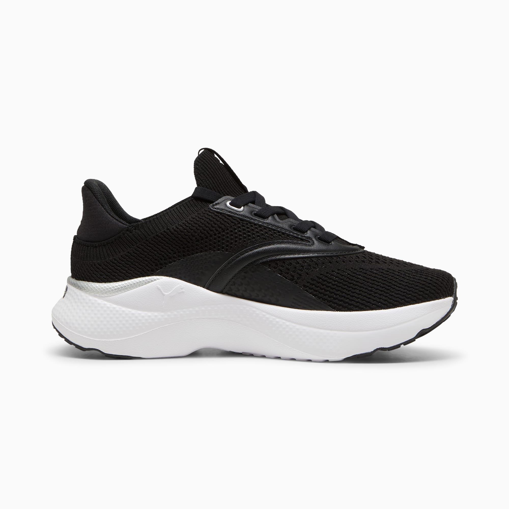 PUMA SOFTRIDE Mayve Running Shoes Women in Black/White Product Image