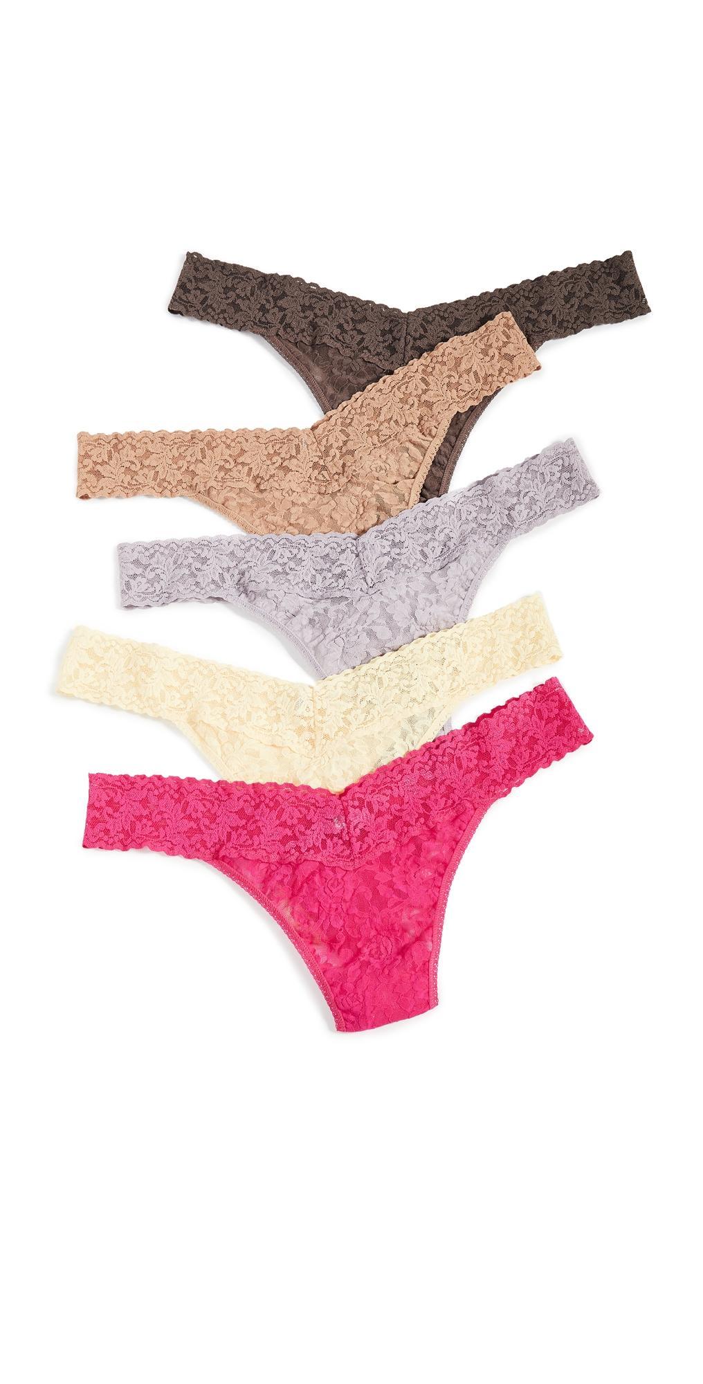 Hanky Panky Signature Original-Rise Thongs, Set of 5 Product Image