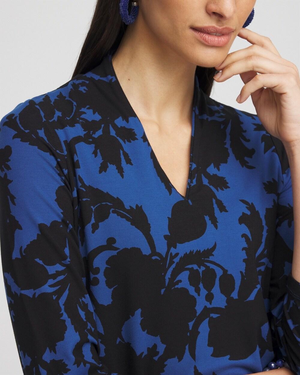 Touch of Cool™ Paisley 3/4 Sleeve Tee Product Image