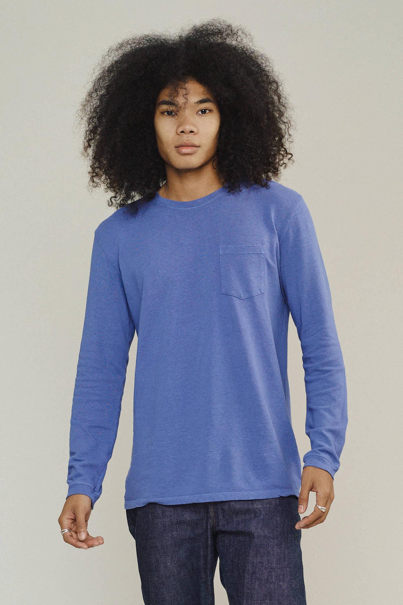 Baja Long Sleeve Pocket Tee Male Product Image