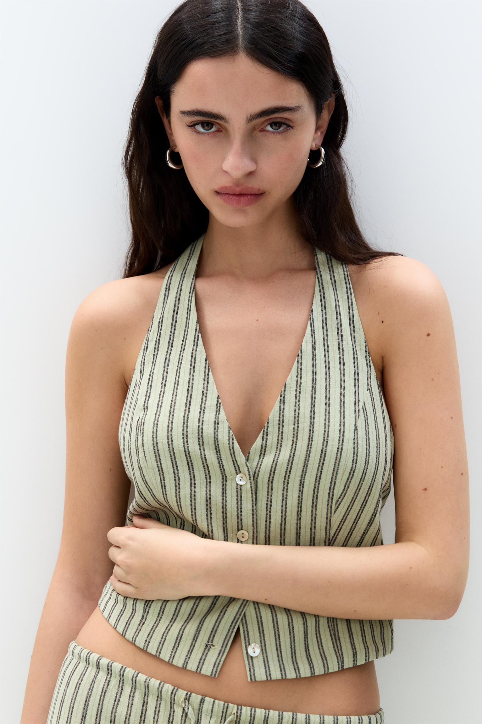 Striped rustic top Product Image