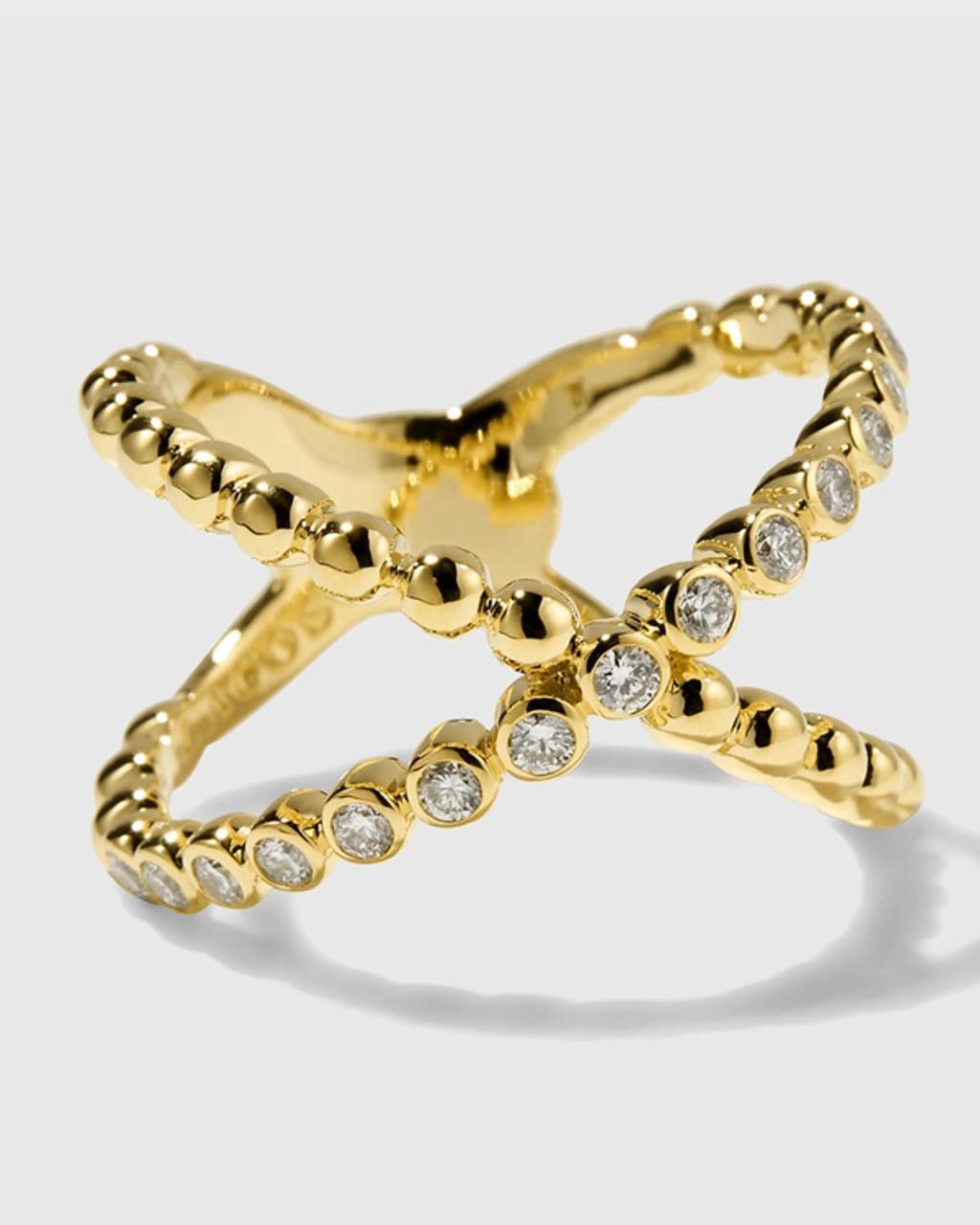 LAGOS Caviar Gold Collection 18k Gold & Diamond Ring Product Image