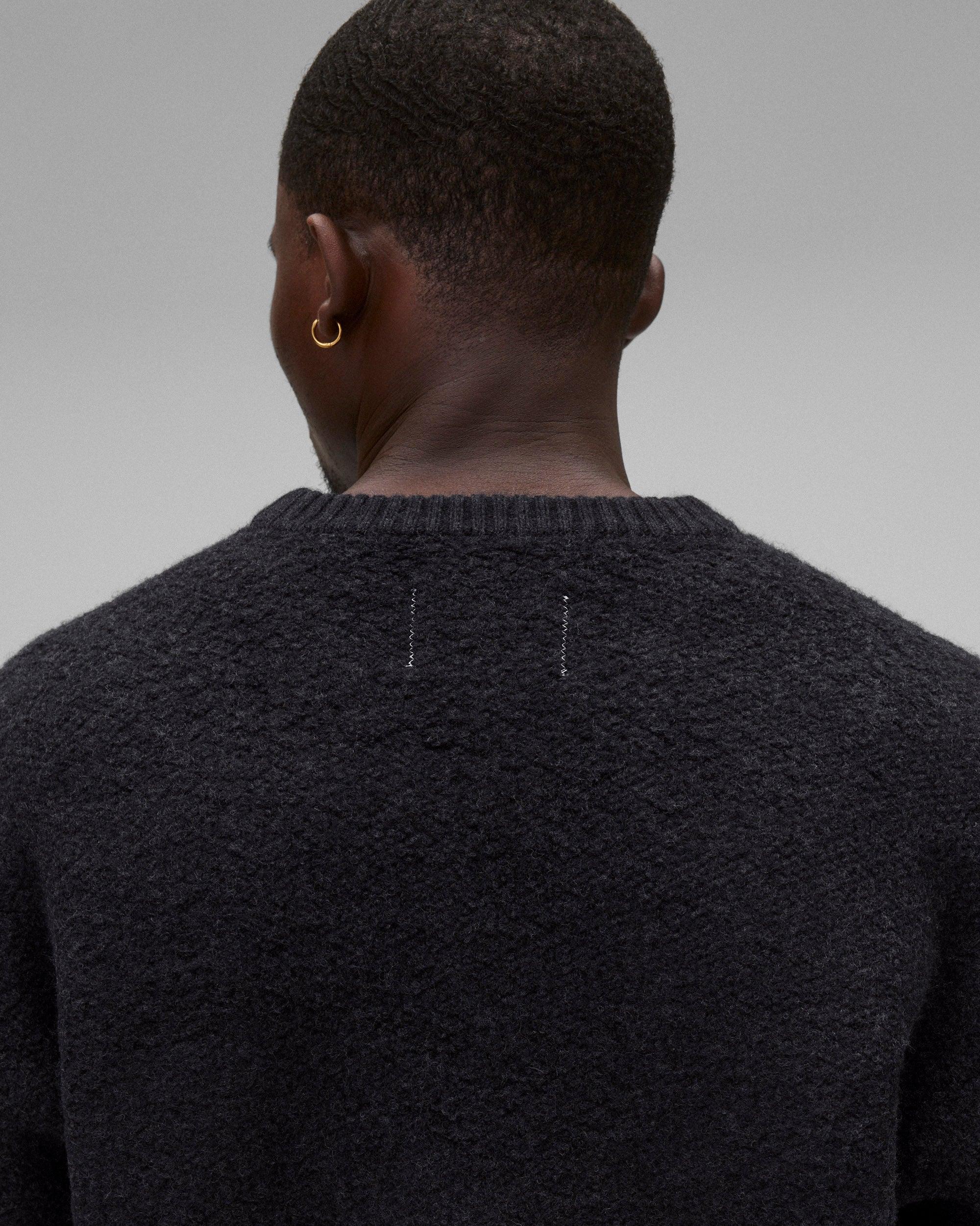 Textured Boucle Turf Crewneck Male Product Image