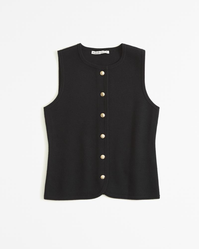 The A&F Mara Crew Sweater Vest Product Image