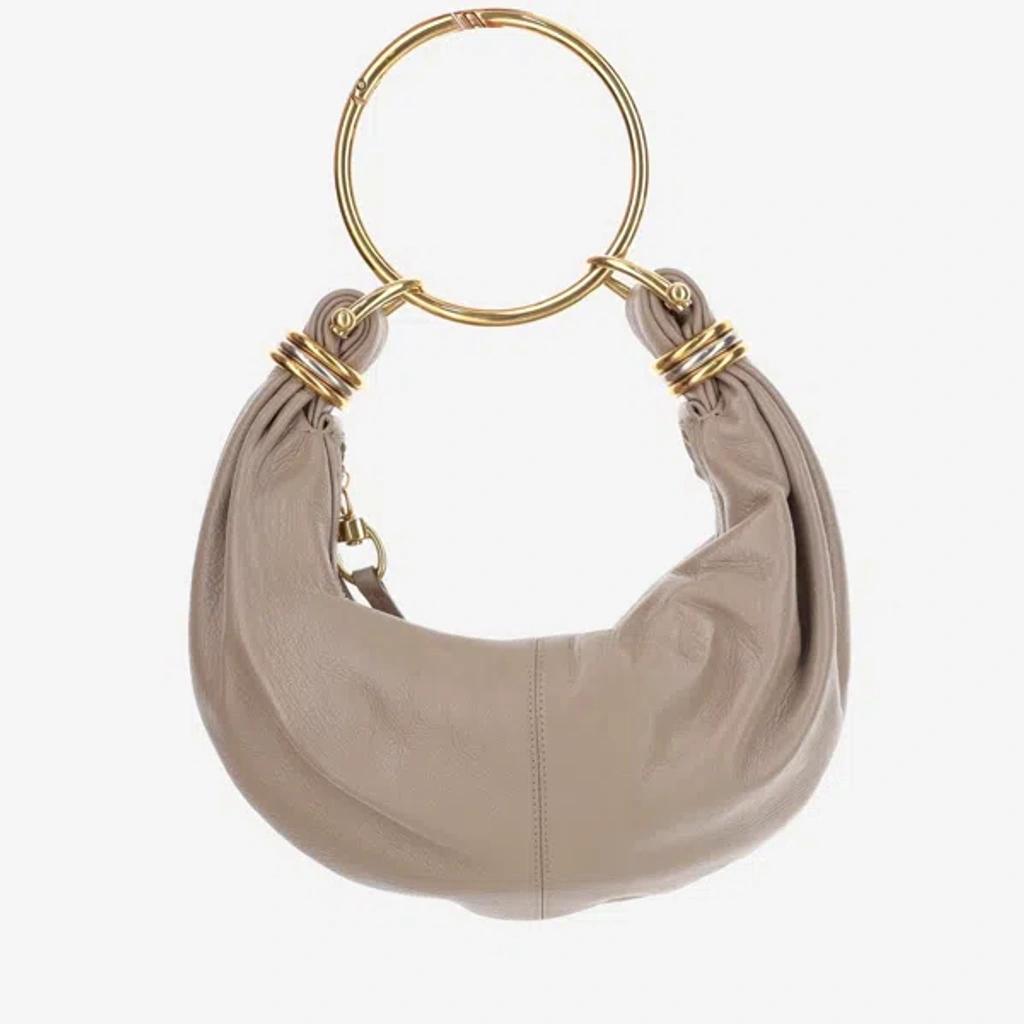 CHLOÉ Chloè Bracelet Hobo Bag Small Leather In Multicolor Product Image