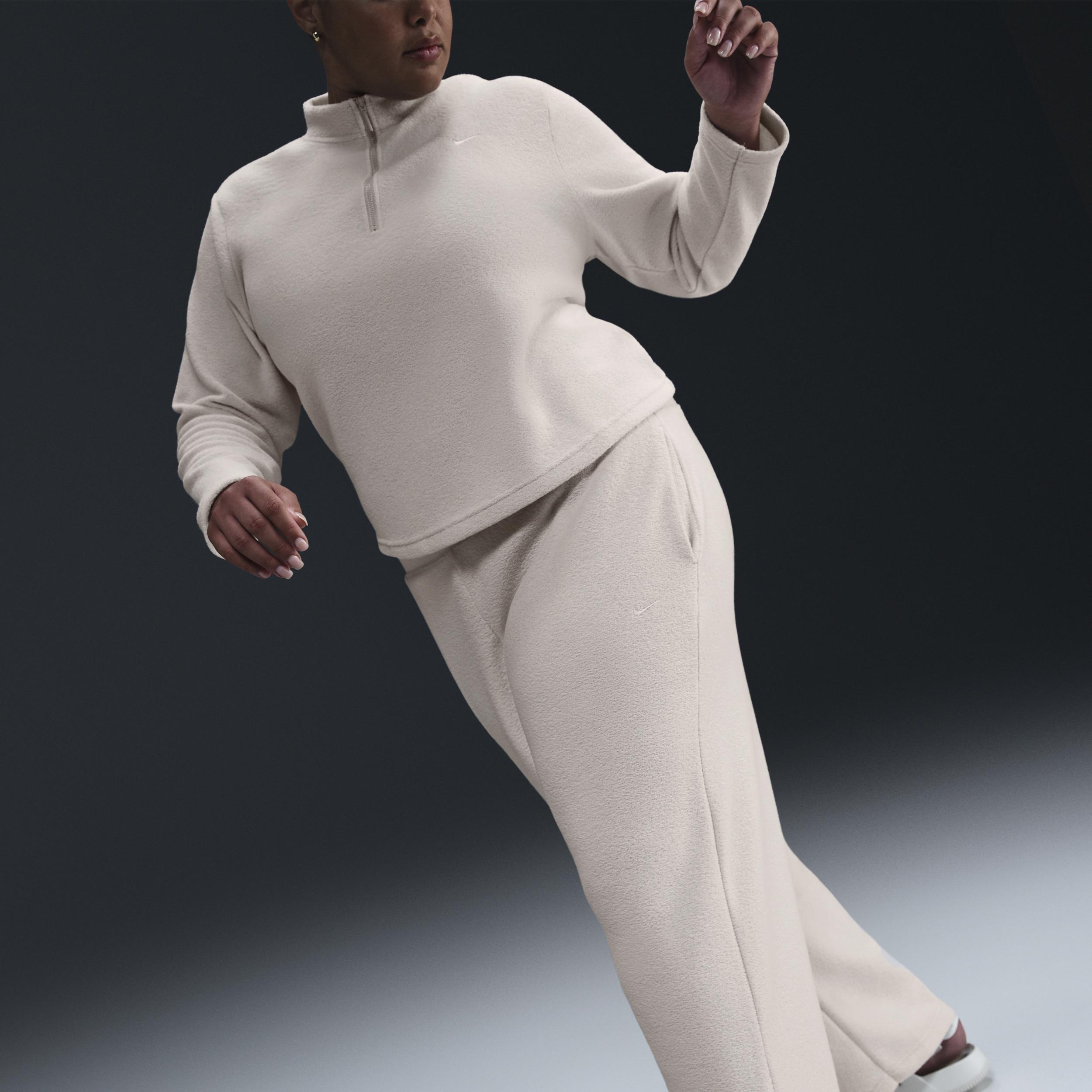 Nike Sportswear Phoenix Plush Women's High-Waisted Wide-Leg Cozy Fleece Pants (Plus Size) Product Image