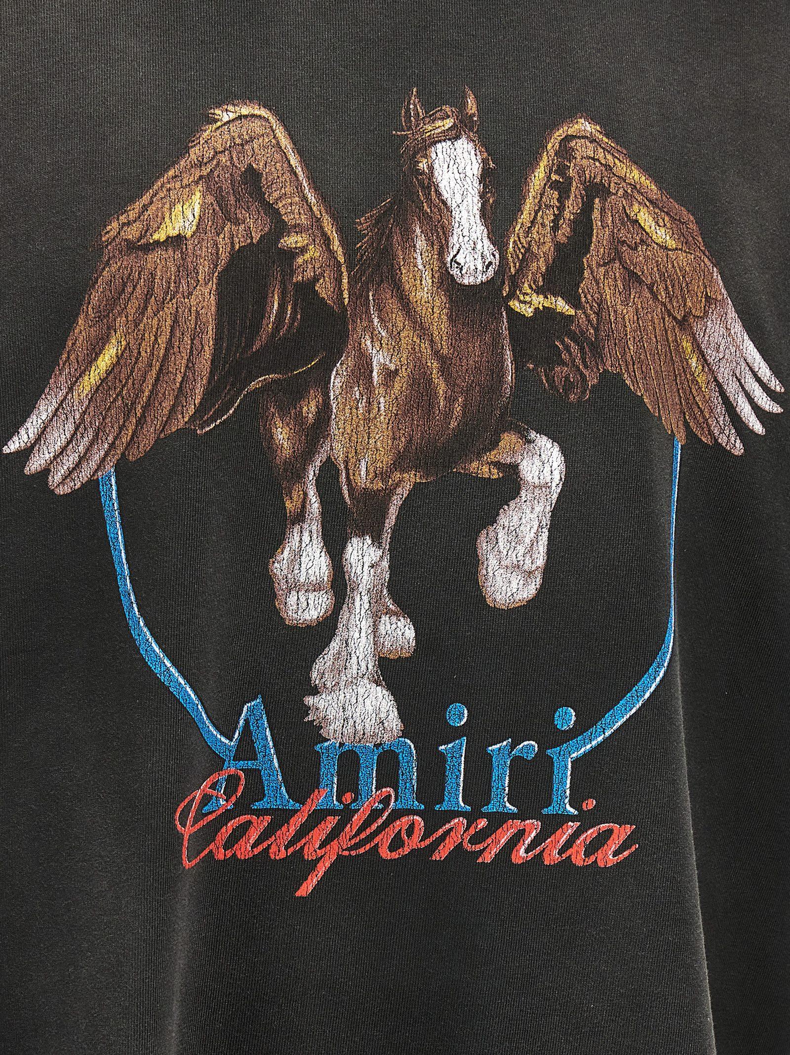 AMIRI Men's Vintage Wash Pegasus T-shirt T-shirt In Black Product Image