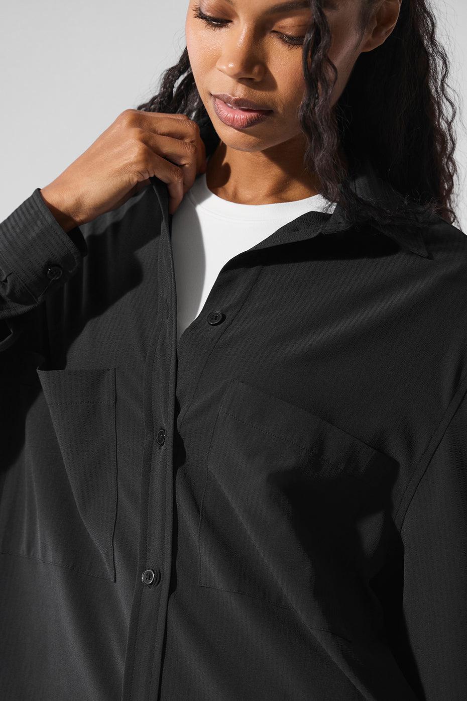 Dreamscape Button Down Long Sleeve - Black Product Image