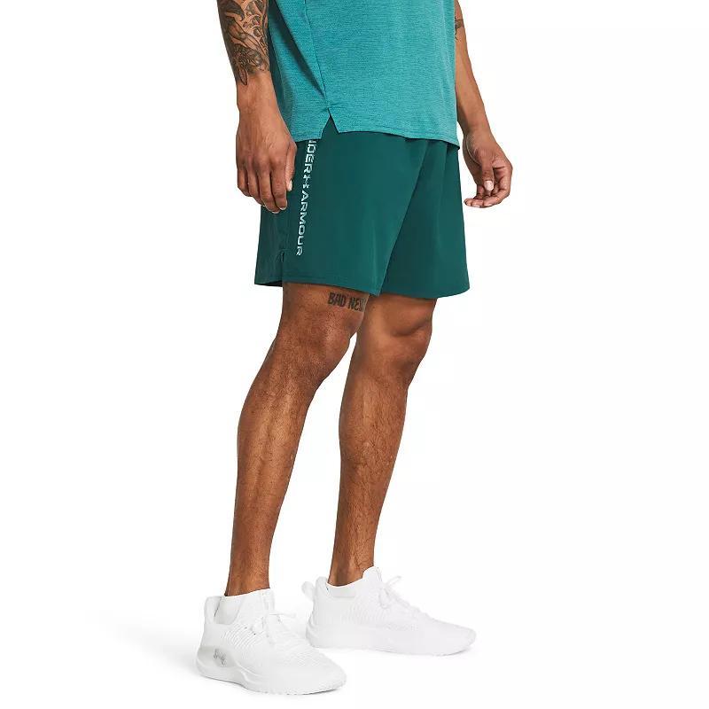 Big & Tall Under Armour Woven Wordmark Shorts, Men's, Size: XL Tall, Castlerock Product Image
