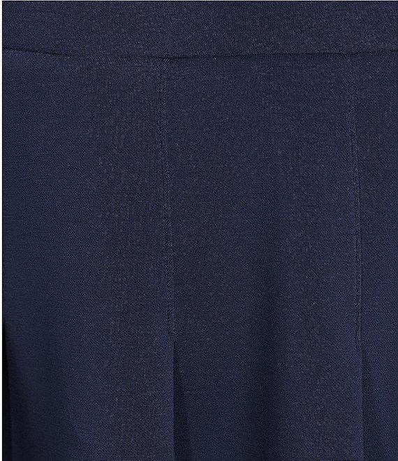 Copper Key Knit Pleated Skirt Product Image