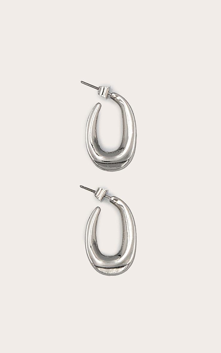 Silver Ridge Medium Hoop Earring Product Image