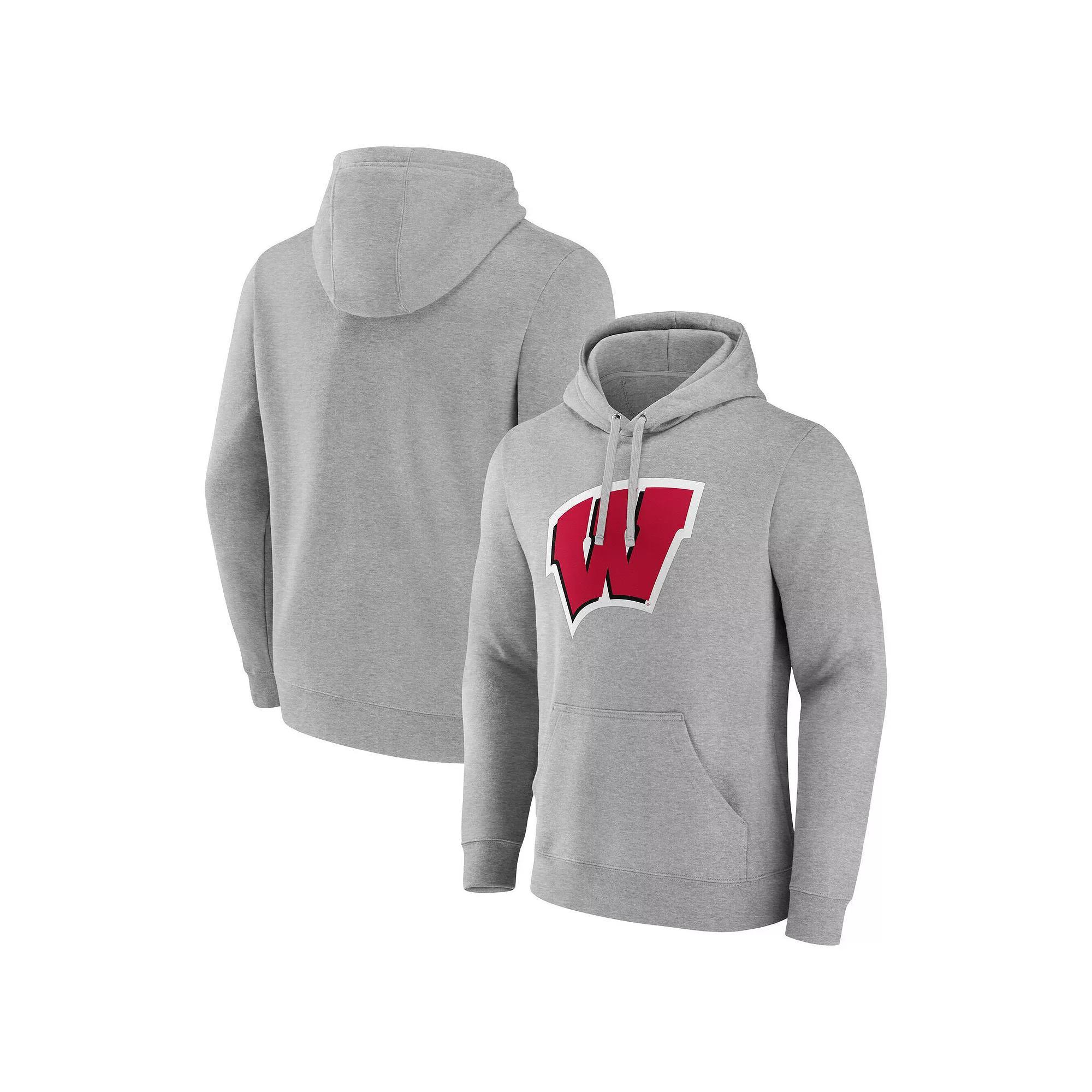 Men's Fanatics Gray Cal Bears Fleece Pullover Hoodie, Size: 2XL, Grey Product Image