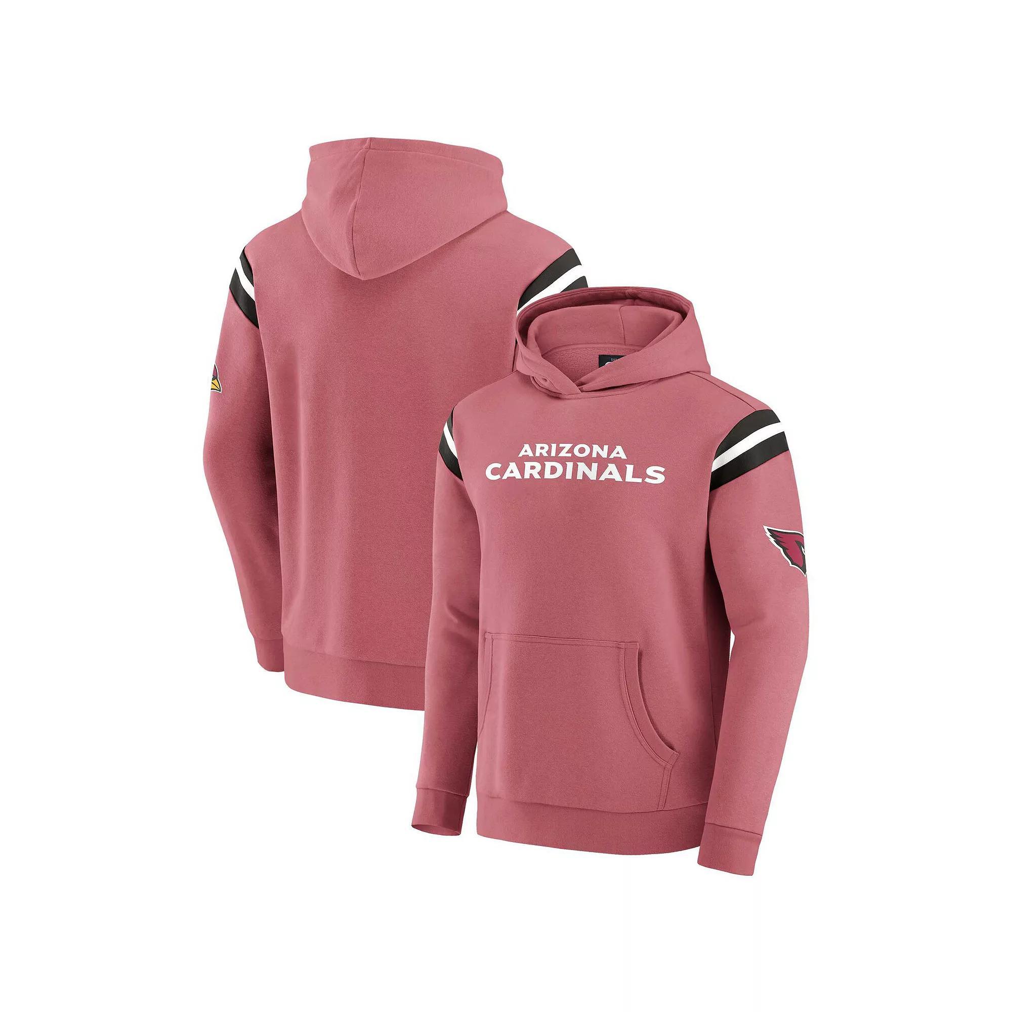 Men's Darius Rucker Collection by Fanatics Cardinal Arizona Cardinals Football Pullover Hoodie, Size: XL, Red Product Image