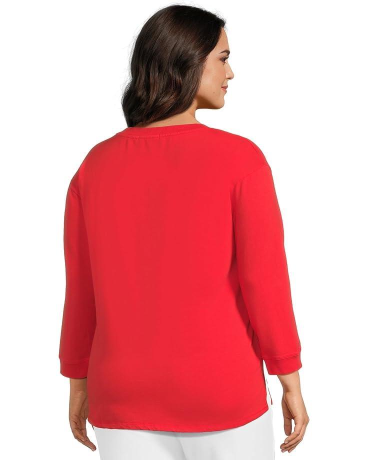 Short Sleeve Maxi Shirttail Crew Neck Dress Product Image