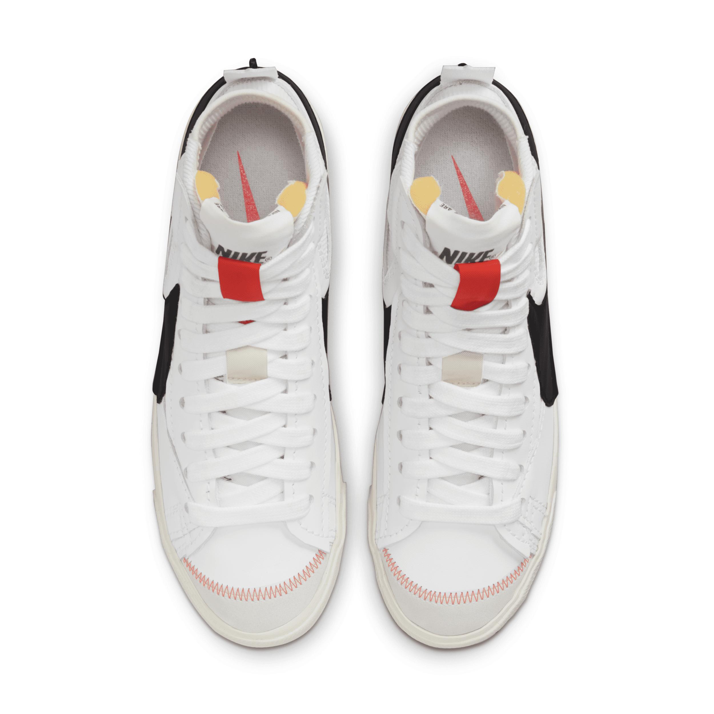 Nike Mens Nike Blazer Mid 77 Jumbo - Mens Basketball Shoes White/Black Product Image
