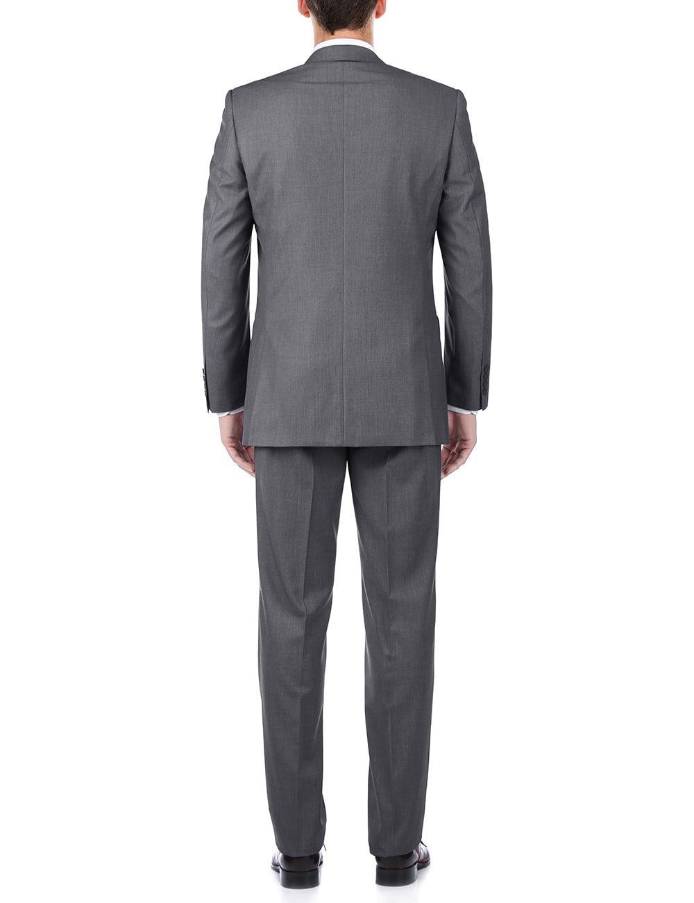 (Limited Sizes) 100% Virgin Wool Regular Fit Gray Suit Product Image