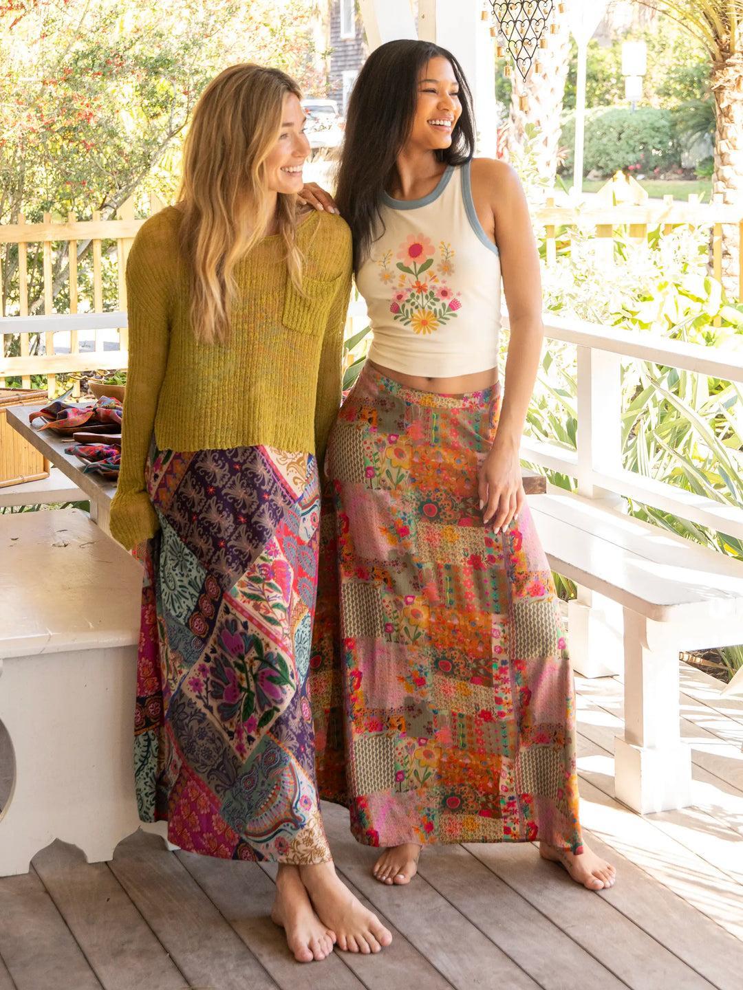 Ginger Side-Slit Maxi Skirt Product Image