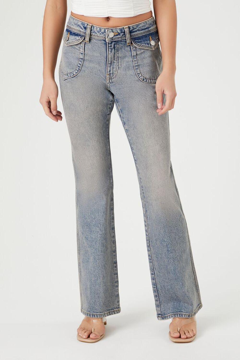 Stretch-Denim Bootcut Jeans | Forever 21 Product Image