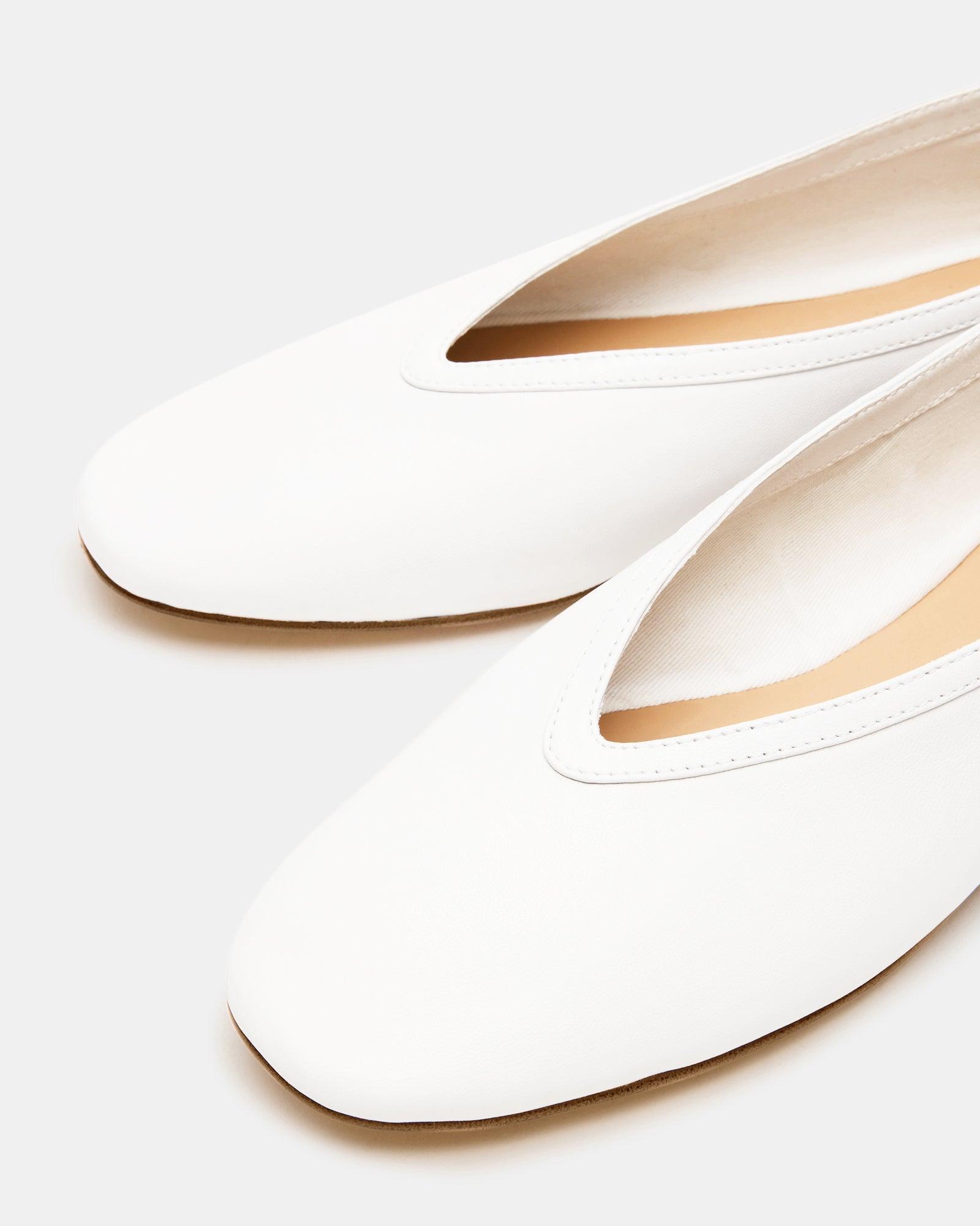 LENI WHITE LEATHER Female Product Image