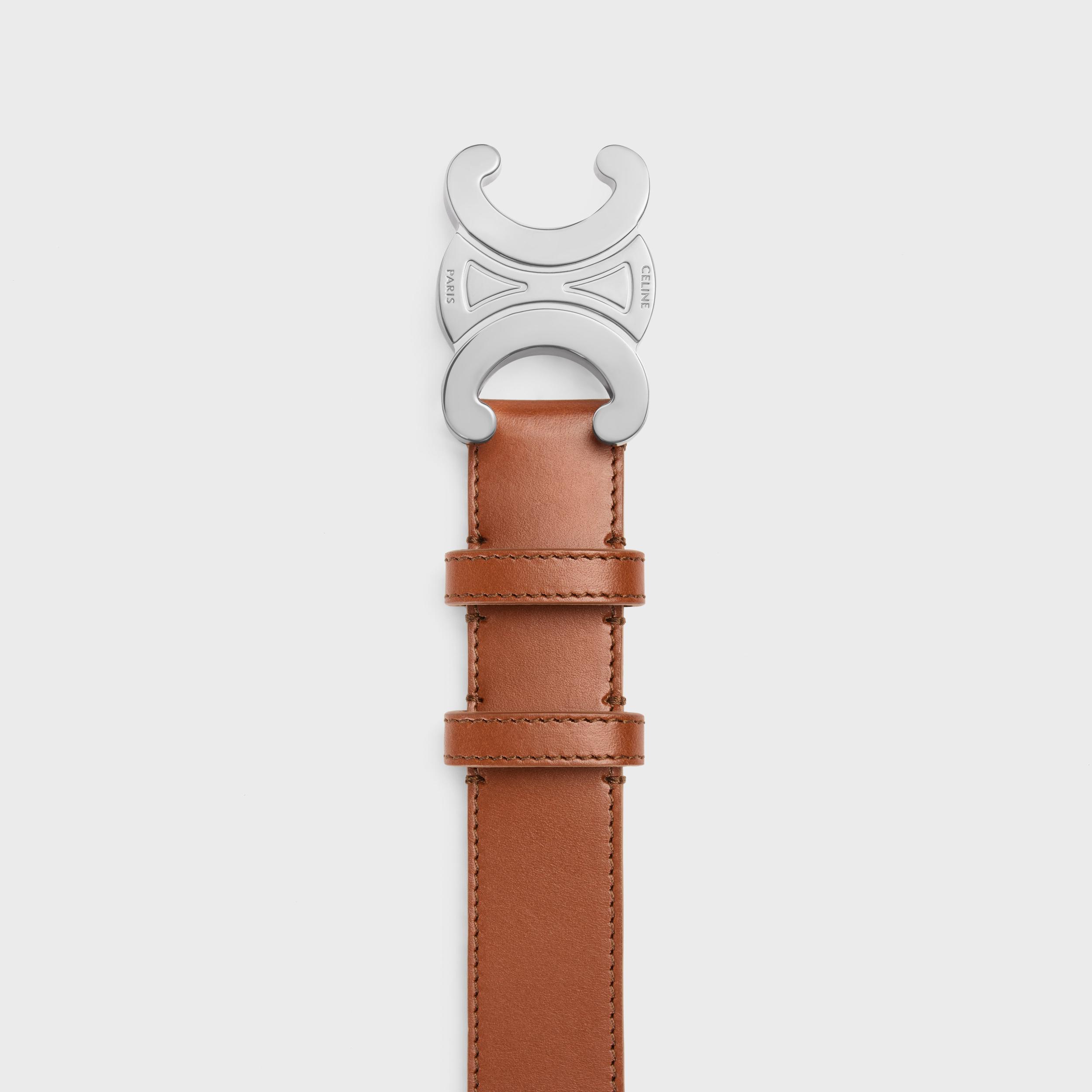 Large 30MM triomphe belt IN VINTAGE CALFSKIN Product Image