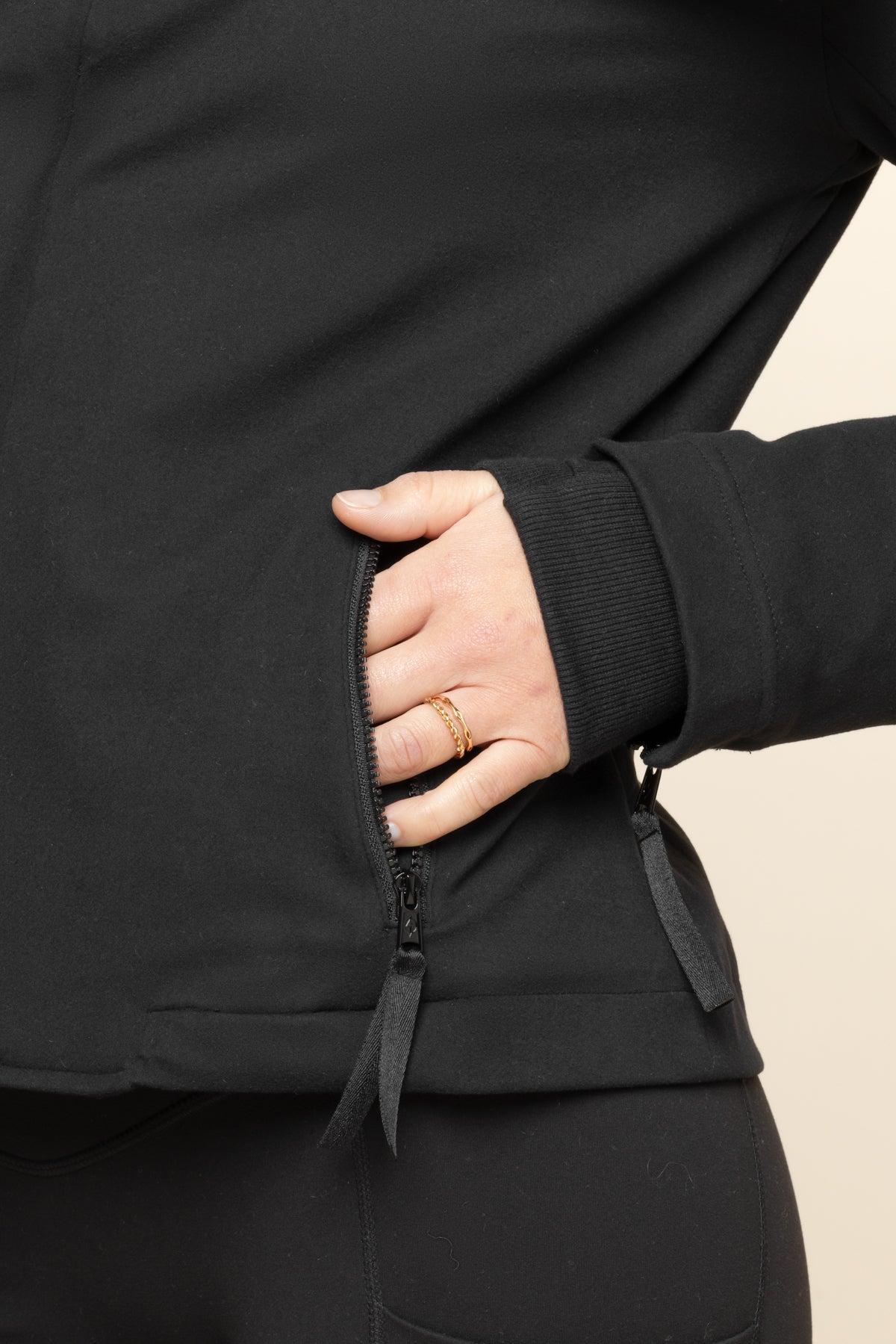 Heart Racer Moto Jacket - Black Product Image