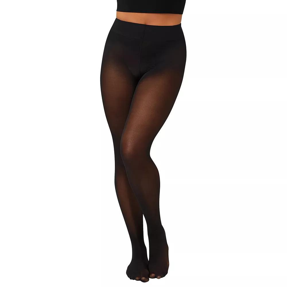 Hanes® Ecosmart Opaque Tights HG0004, Women's, Size: XXL, Black Product Image