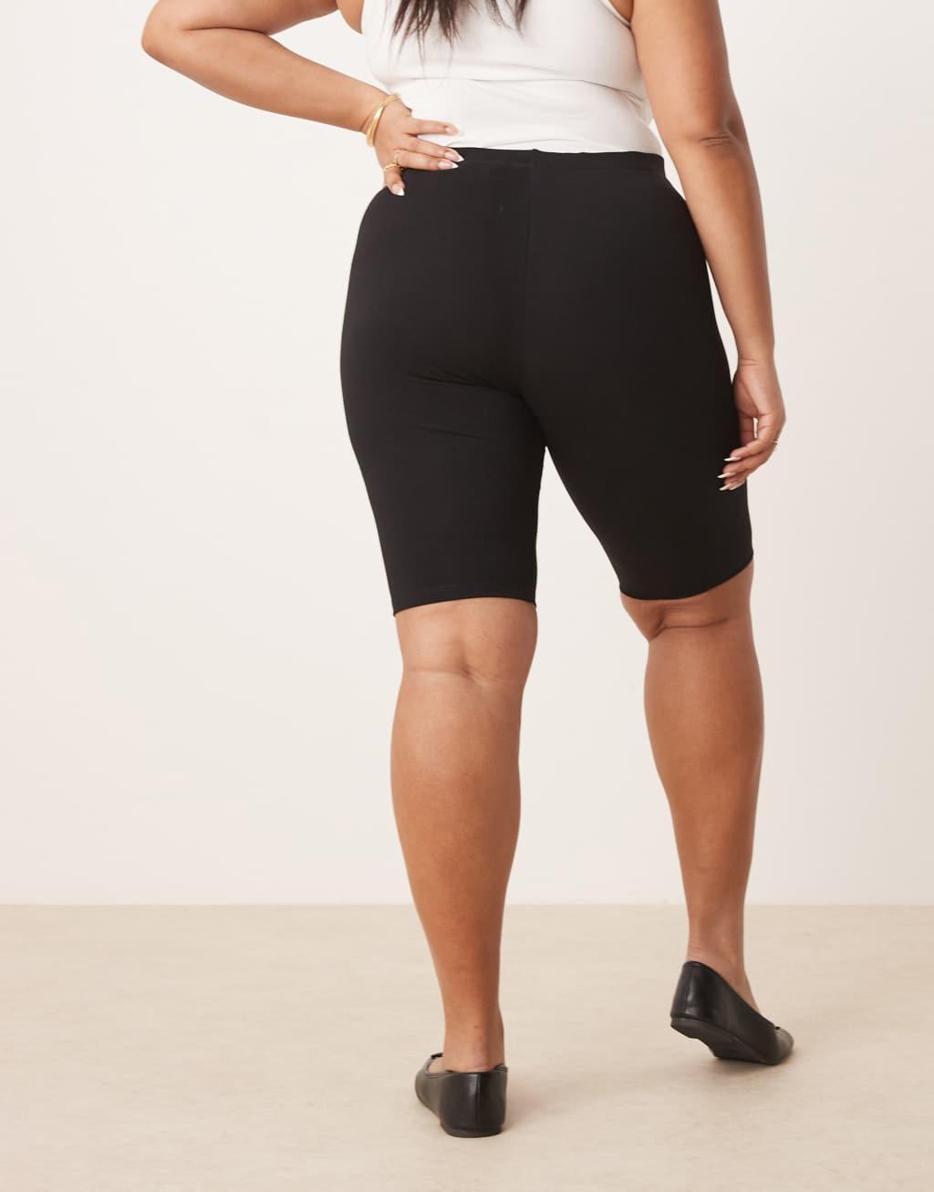 ASOS DESIGN Curve basic legging shorts Product Image
