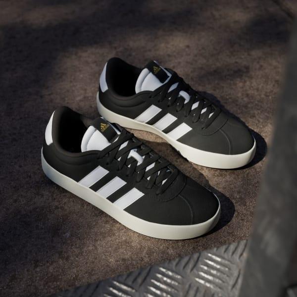 adidas VL Court 3.0 Shoes Core Black M 6.5 / W 7.5 Womens Product Image