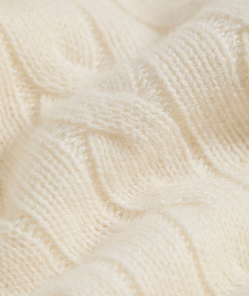Cashmere Classic Cable Crewneck Sweater Product Image
