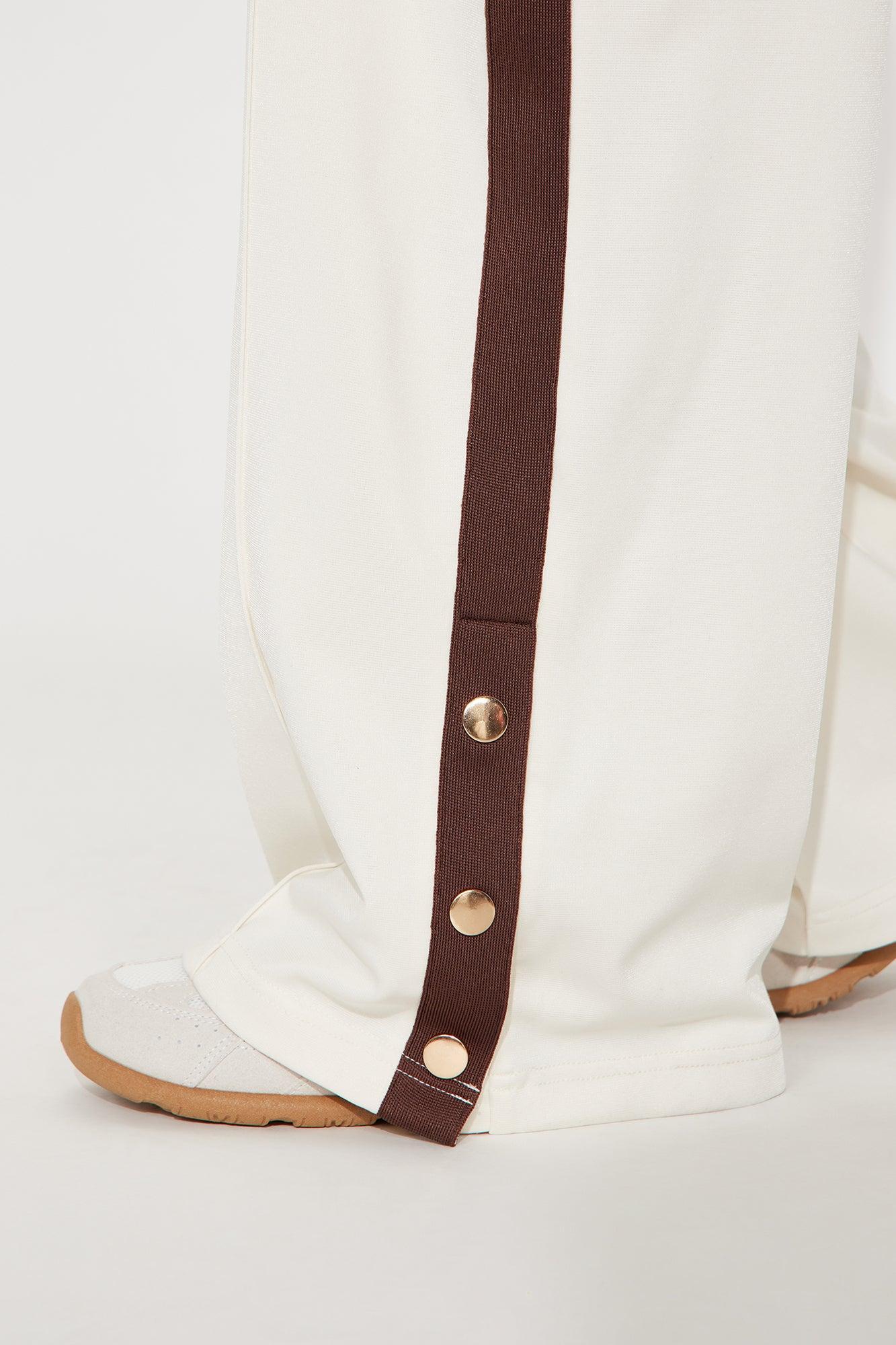 Hanging Out Later Pant Set - Cream/combo Product Image