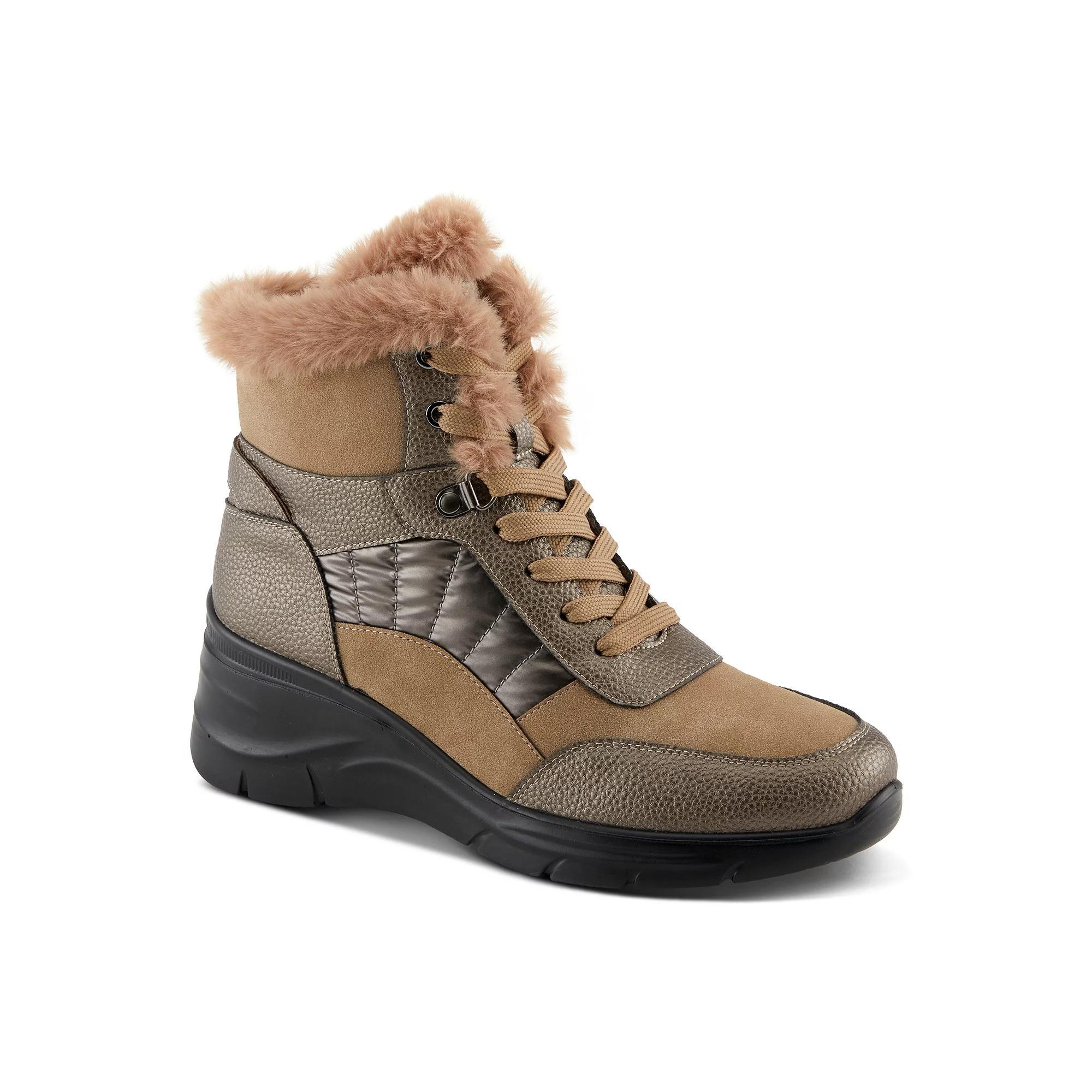 Flexus By Spring Step Wayan Women's Waterproof Ankle Boots, Size: 41, Brown Product Image